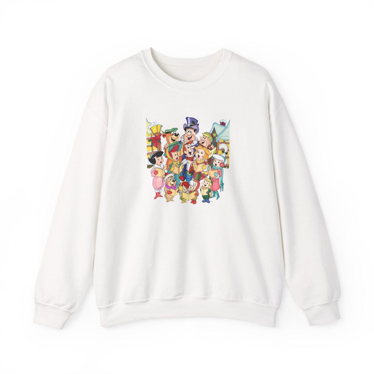 Vintage Cartoon Christmas Unisex Heavy Blend™ Crewneck Sweatshirt