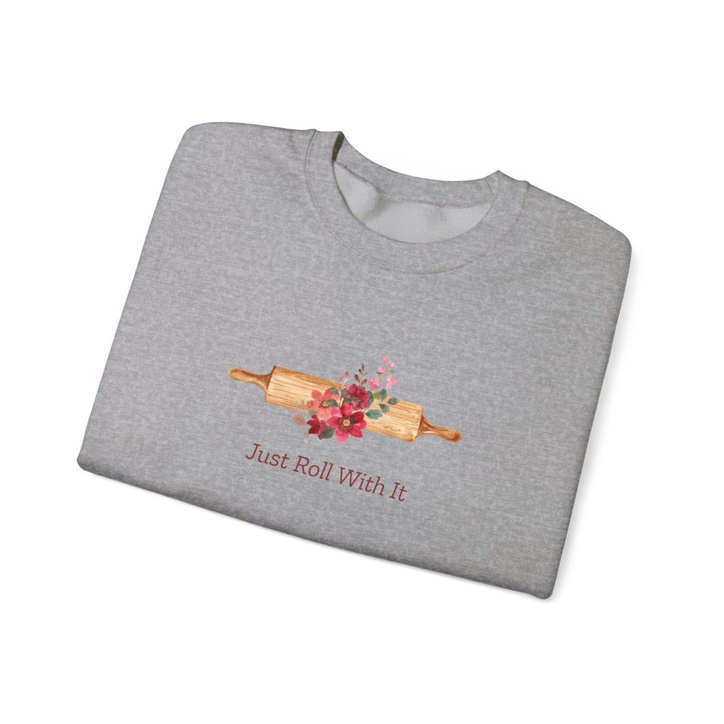 Just Roll With It Unisex Heavy Blend™ Crewneck Sweatshirt