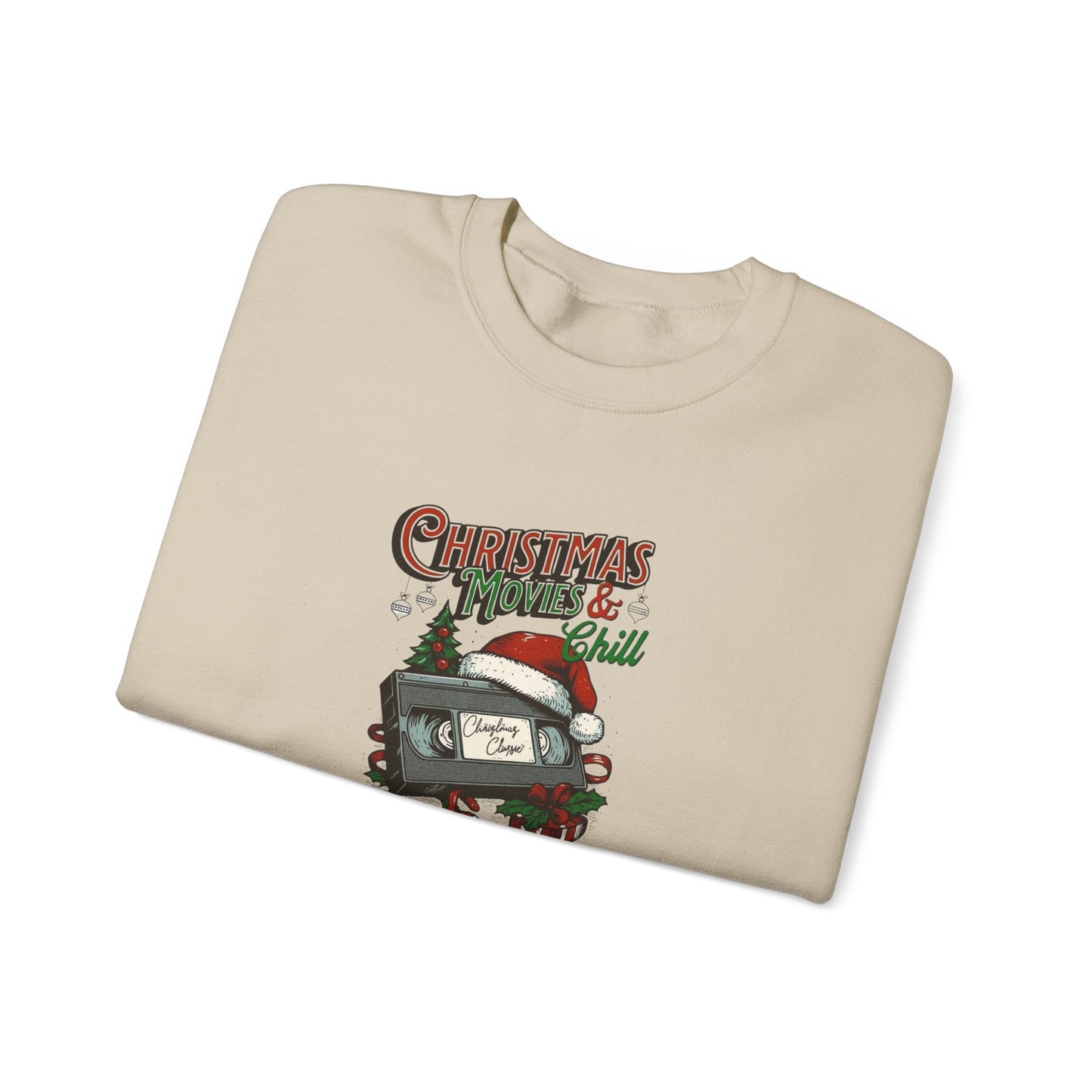Christmas Movies & Chill Heavy Blend™ Crewneck Sweatshirt