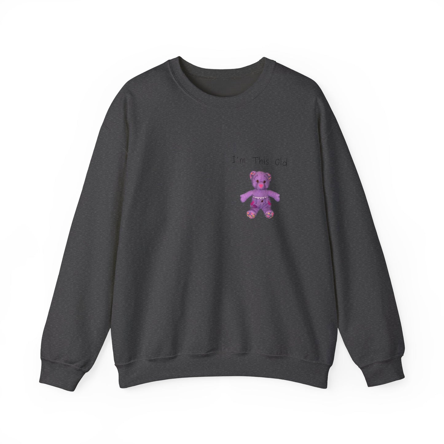 Im This Old 90s doodlebear Unisex Heavy Blend™ Crewneck Sweatshirt