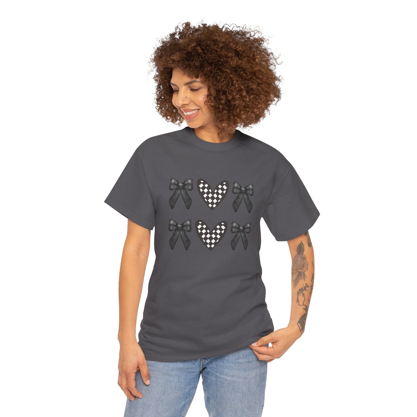 Ribbons & Hearts Unisex Heavy Cotton Tee