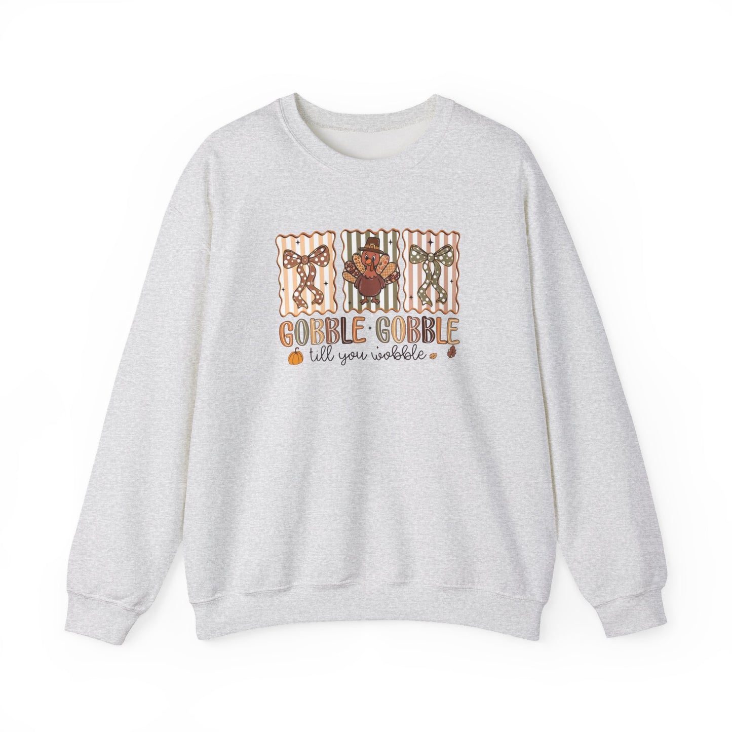 Gobble, Gobble Til You Wobble Heavy Blend™ Crewneck Sweatshirt