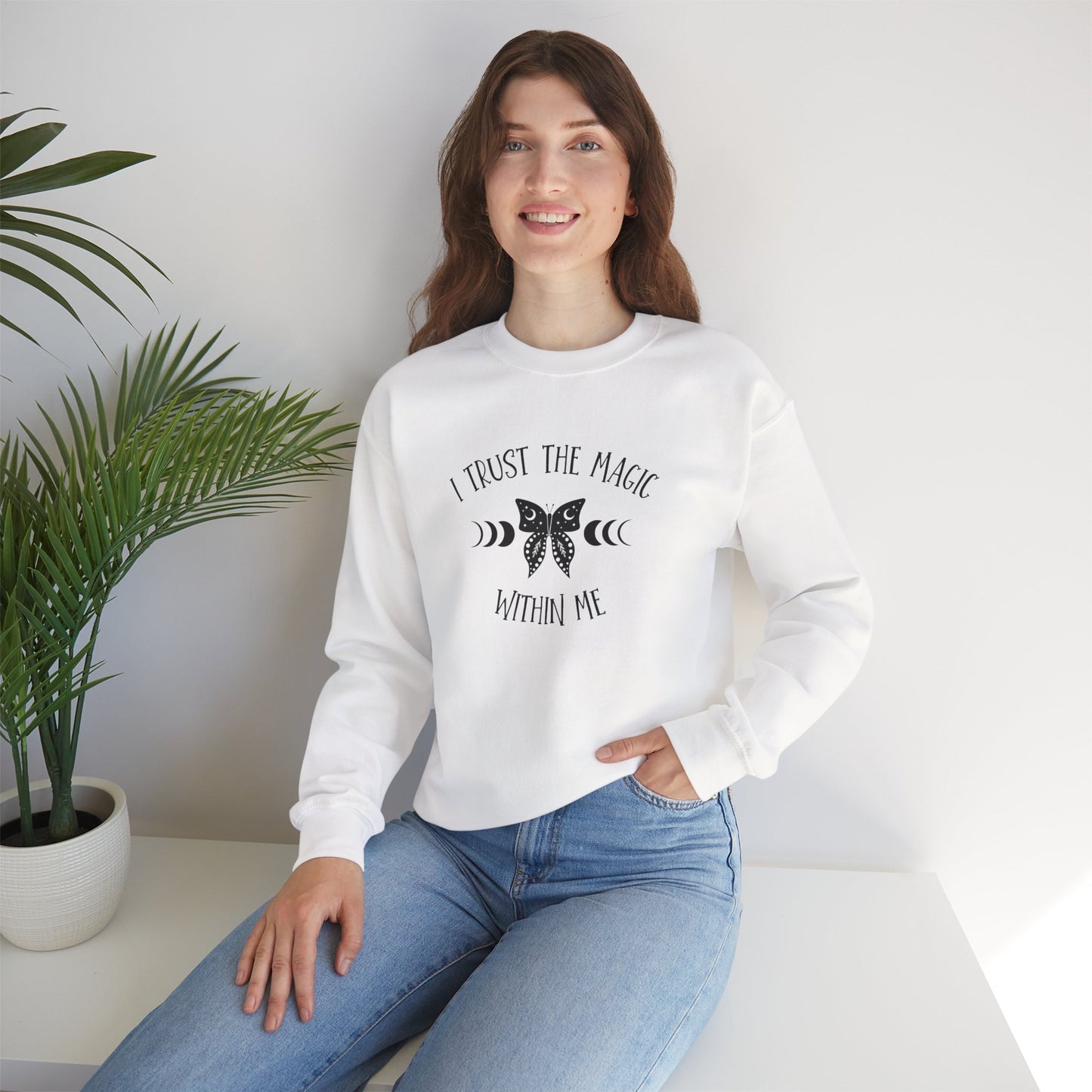I Trust the Magic Within Me Heavy Blend™ Crewneck Sweatshirt