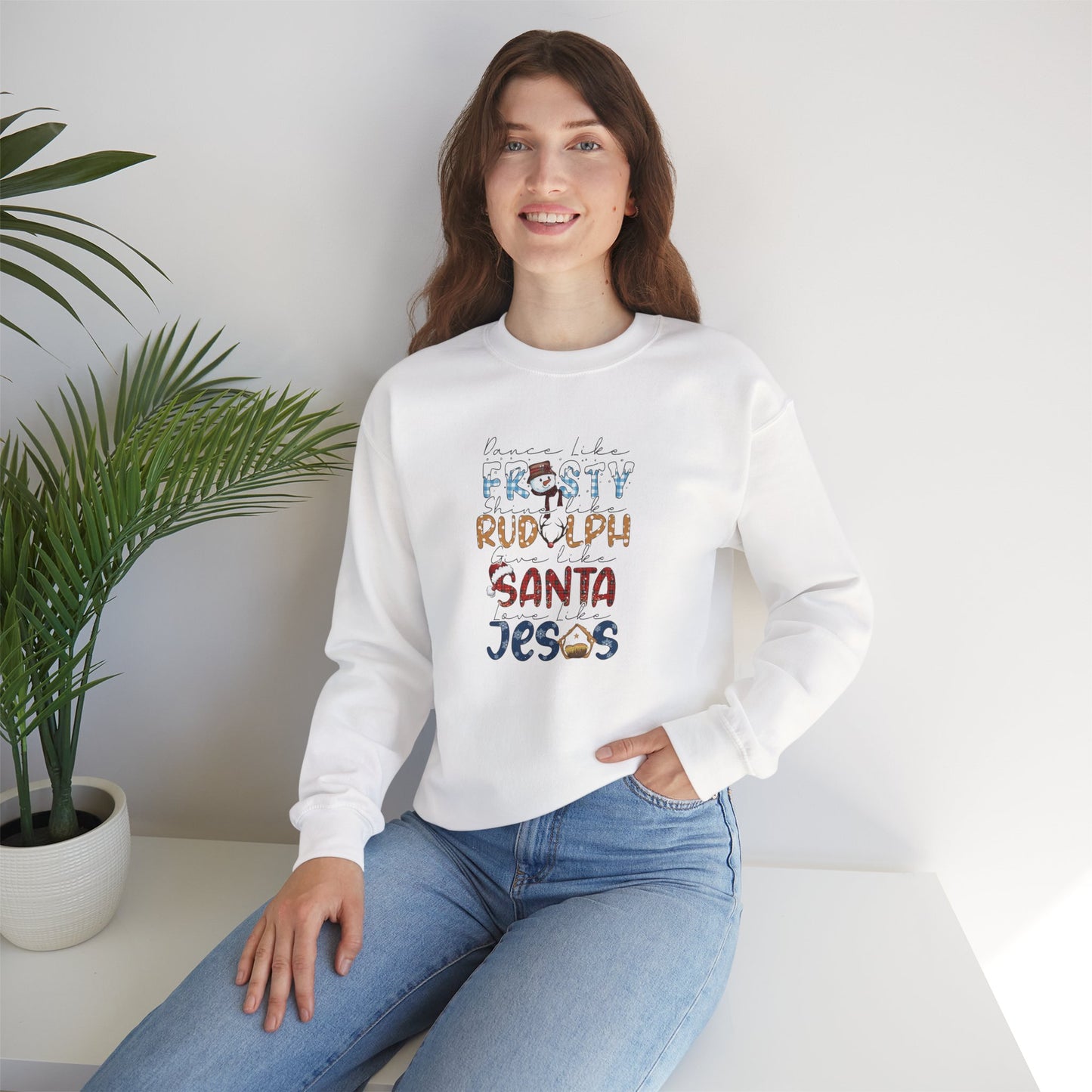 Dance Like Frosty Unisex Heavy Blend™ Crewneck Sweatshirt