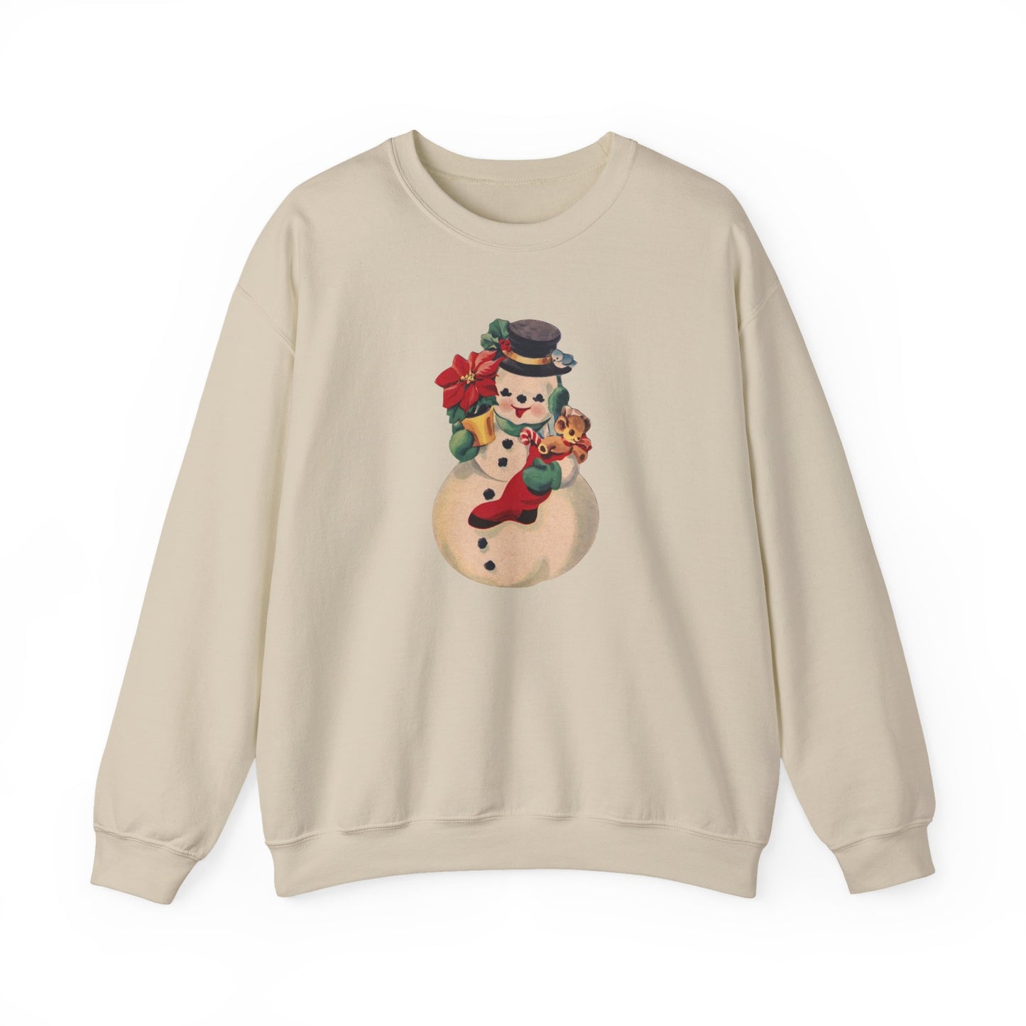 Vintage Snowman Unisex Heavy Blend™ Crewneck Sweatshirt