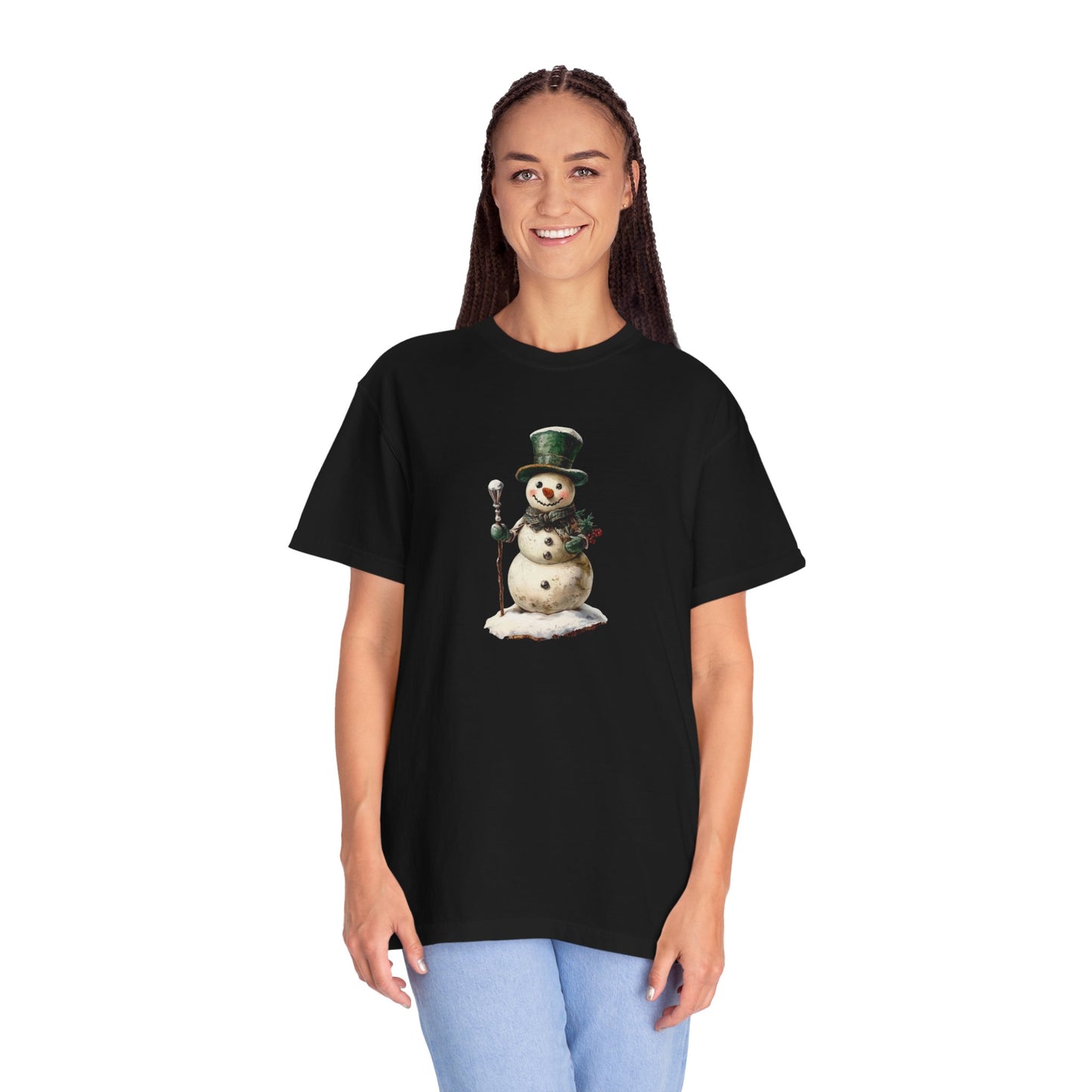 Snowman Unisex Garment-Dyed T-shirt