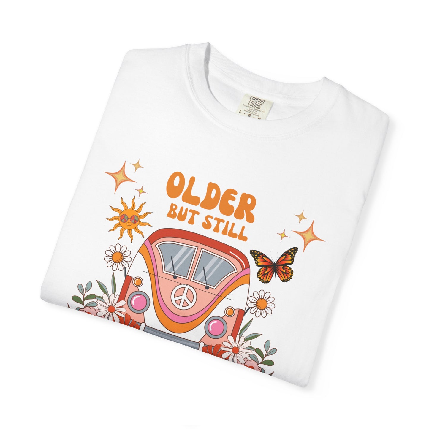 Older But Still Running Against The Wind Unisex Garment-Dyed T-shirt