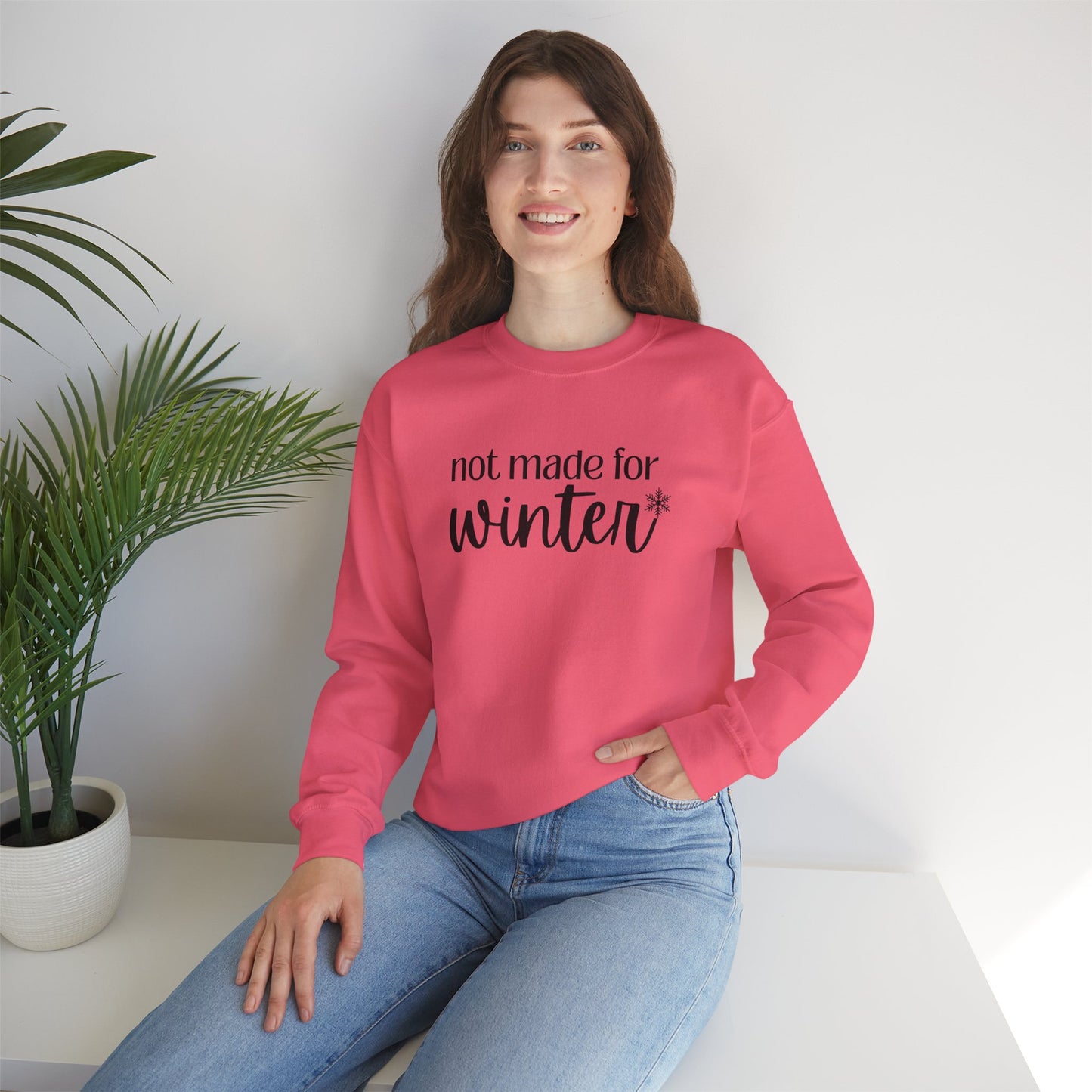 Not Made For Winter Unisex Heavy Blend™ Crewneck Sweatshirt
