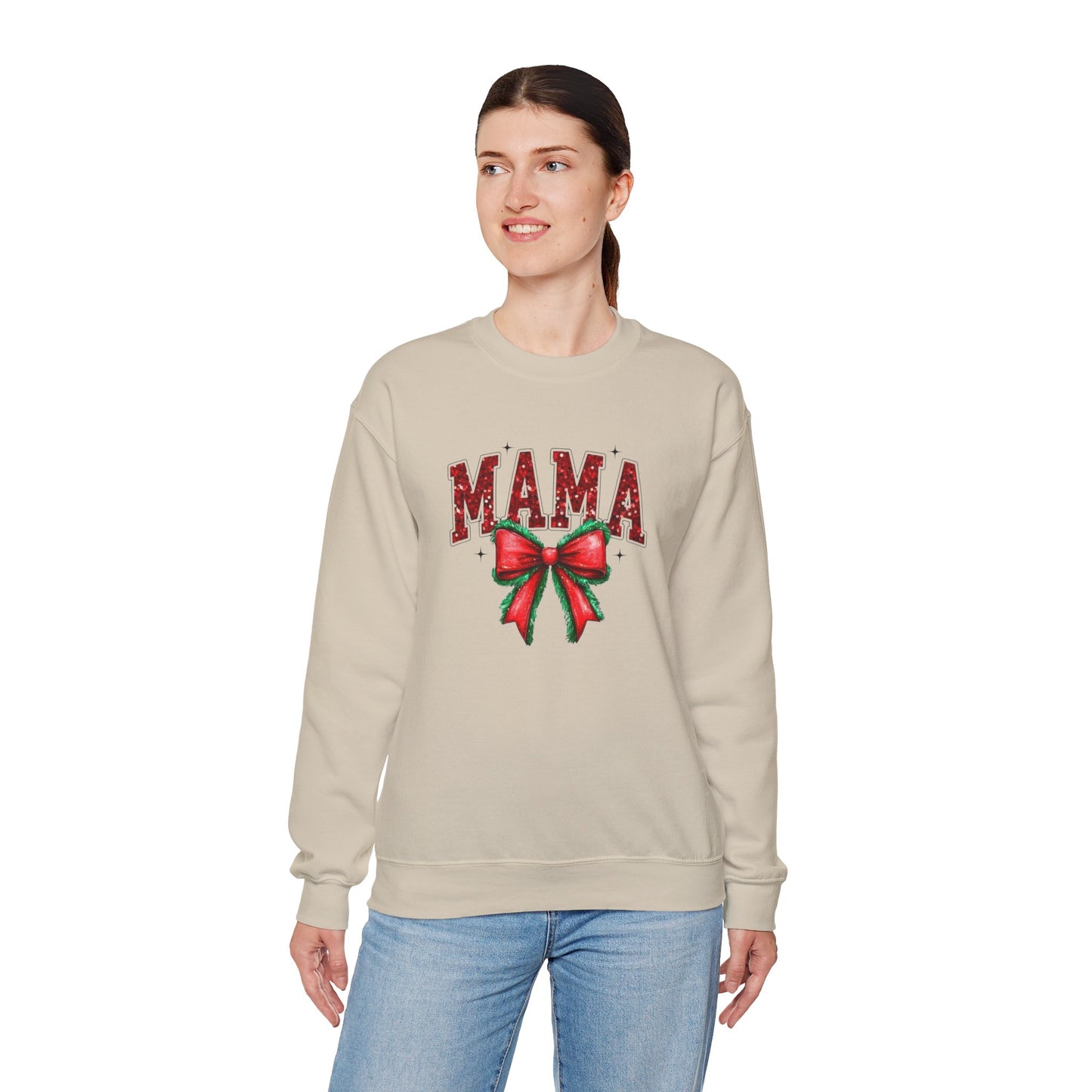 Christmas Mama Heavy Blend™ Crewneck Sweatshirt