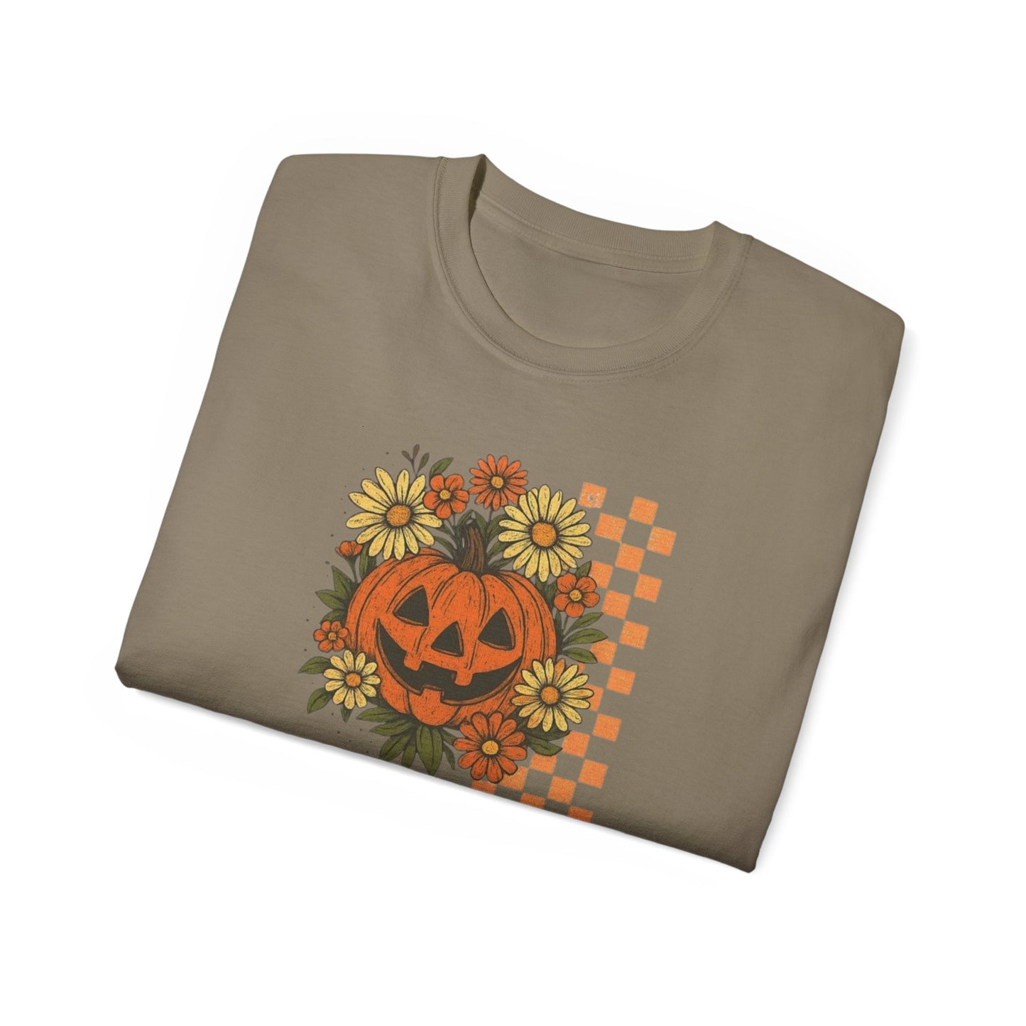 Checkered Jack O' Lantern Ultra Cotton Tee