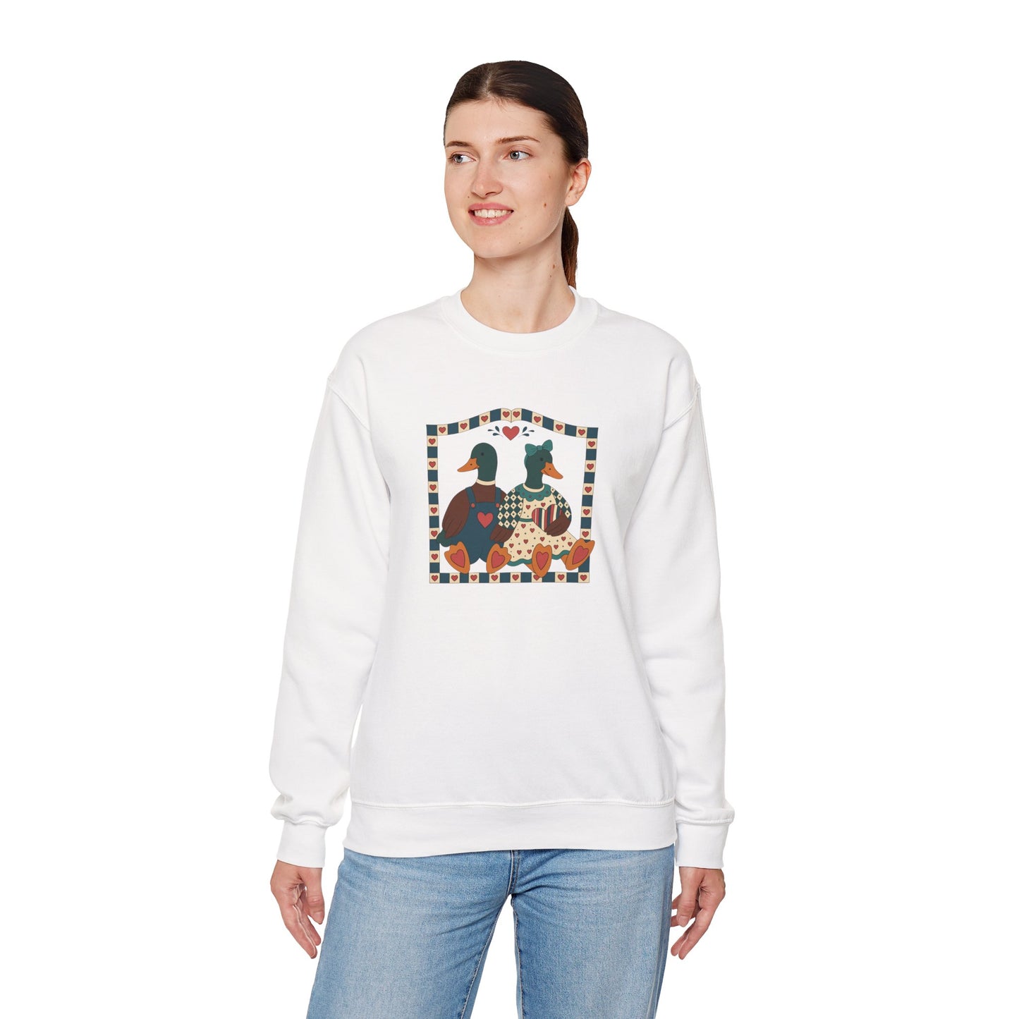 Vintage Geese Unisex Heavy Blend™ Crewneck Sweatshirt