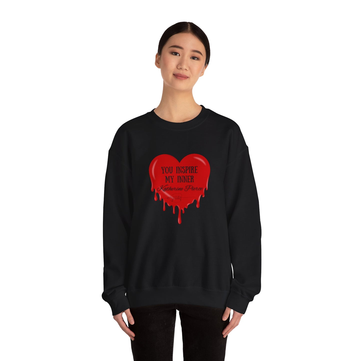 The Vampire Diaries Katherine Pierce Unisex Heavy Blend™ Crewneck Sweatshirt