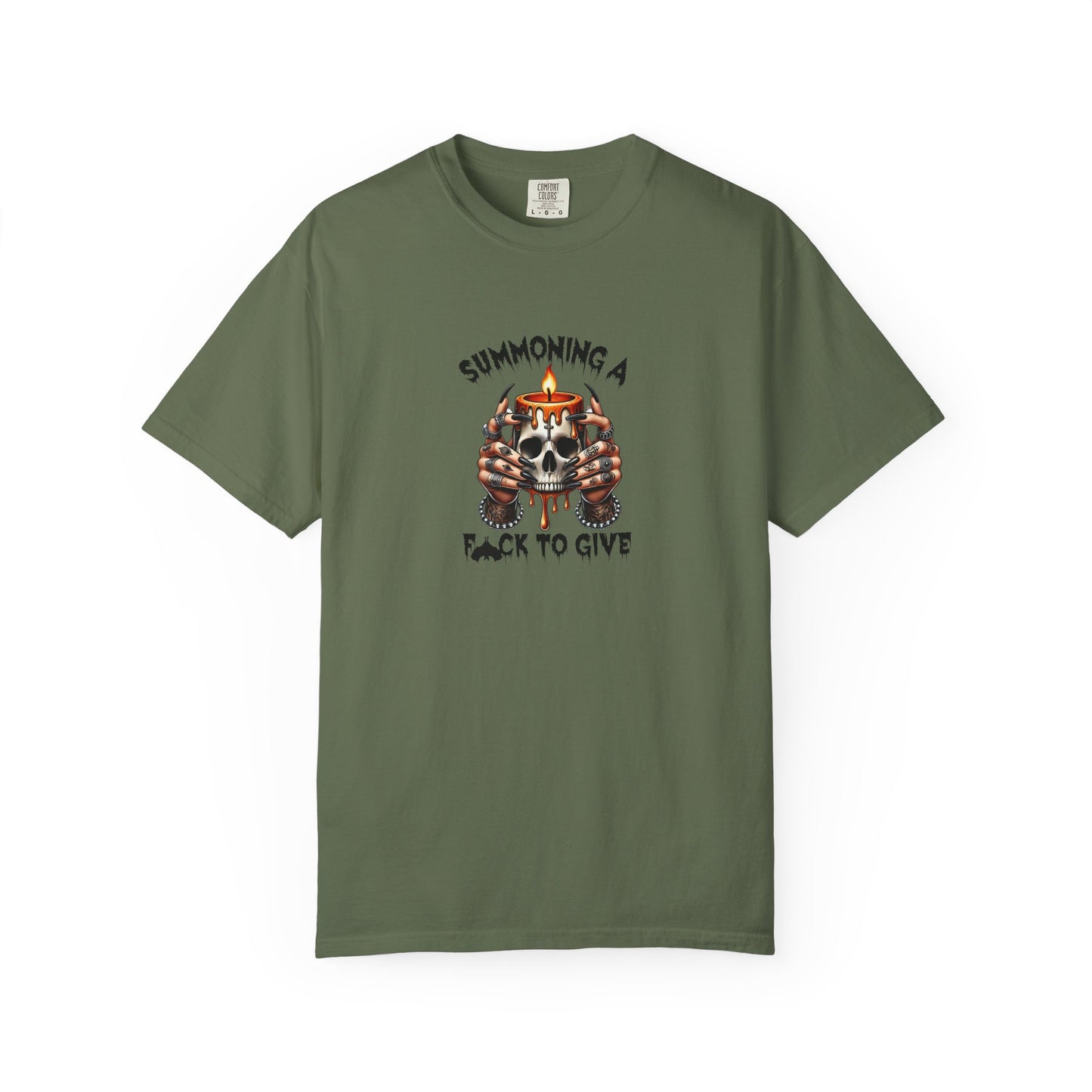 Summoning a F To Give Unisex Garment-Dyed T-shirt