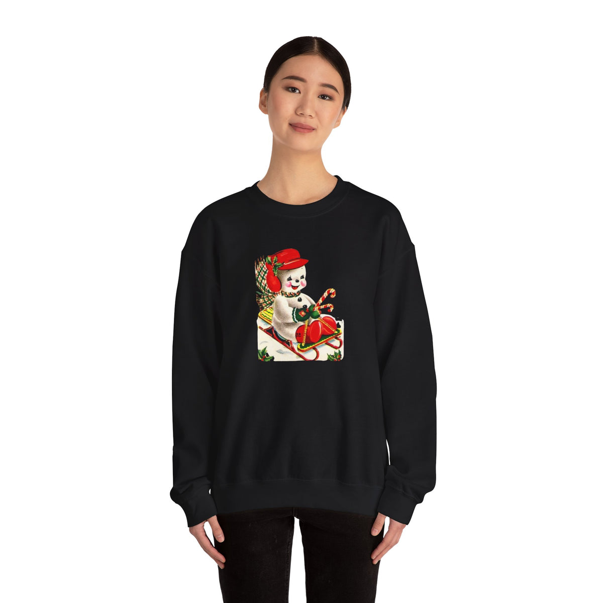 Vintage Christmas Unisex Heavy Blend™ Crewneck Sweatshirt