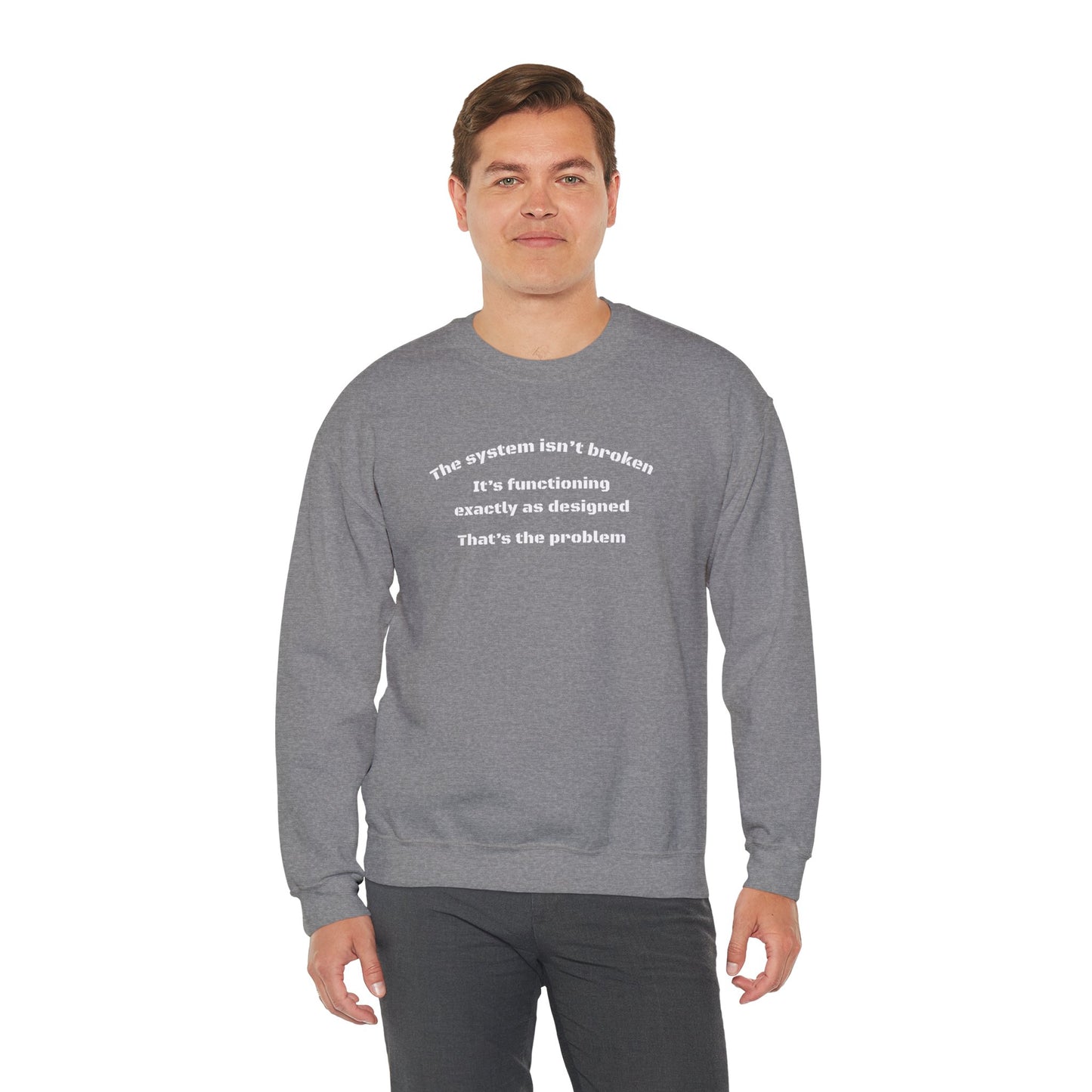 The System Unisex Heavy Blend™ Crewneck Sweatshirt