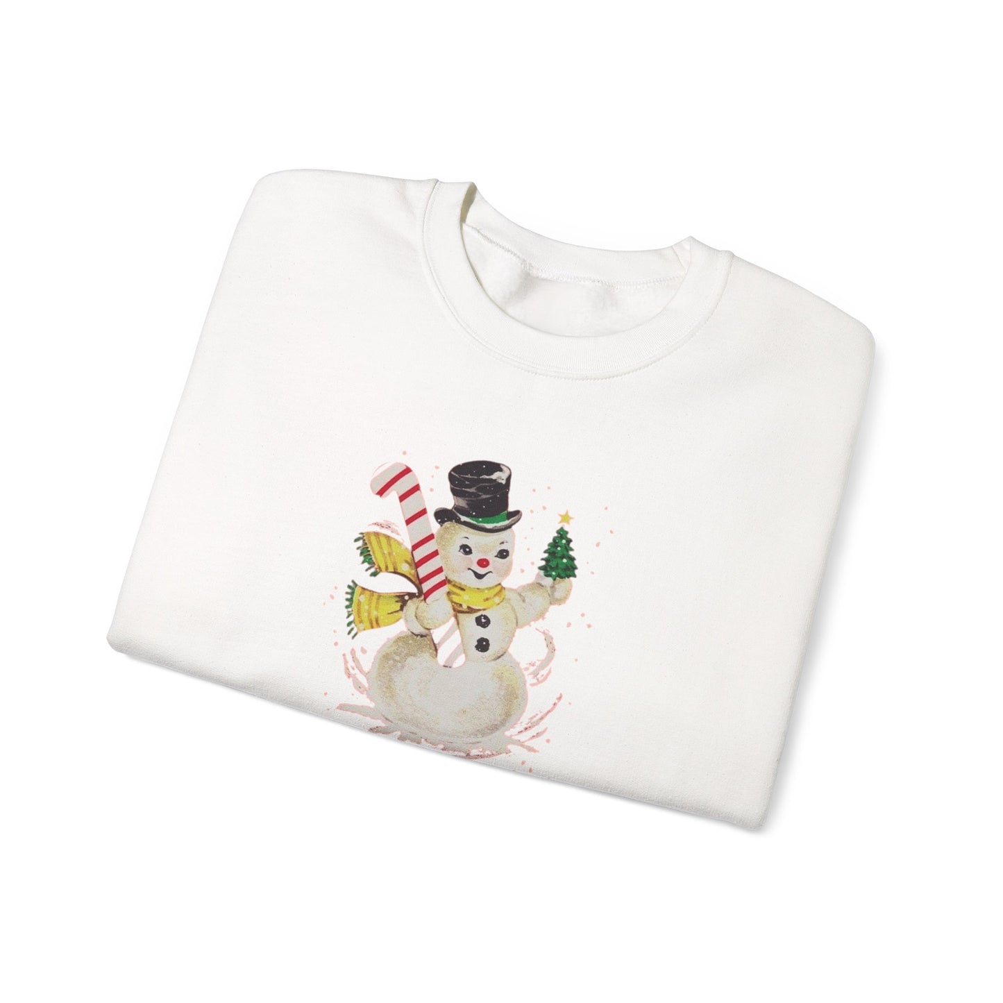 Vintage Snowman Unisex Heavy Blend™ Crewneck Sweatshirt