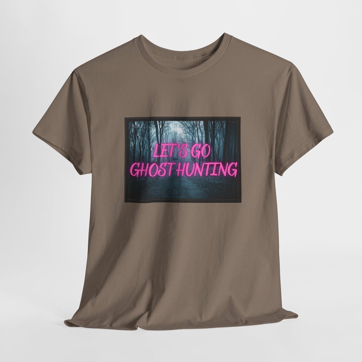 Let's Go Ghost Hunting Unisex Heavy Cotton Tee