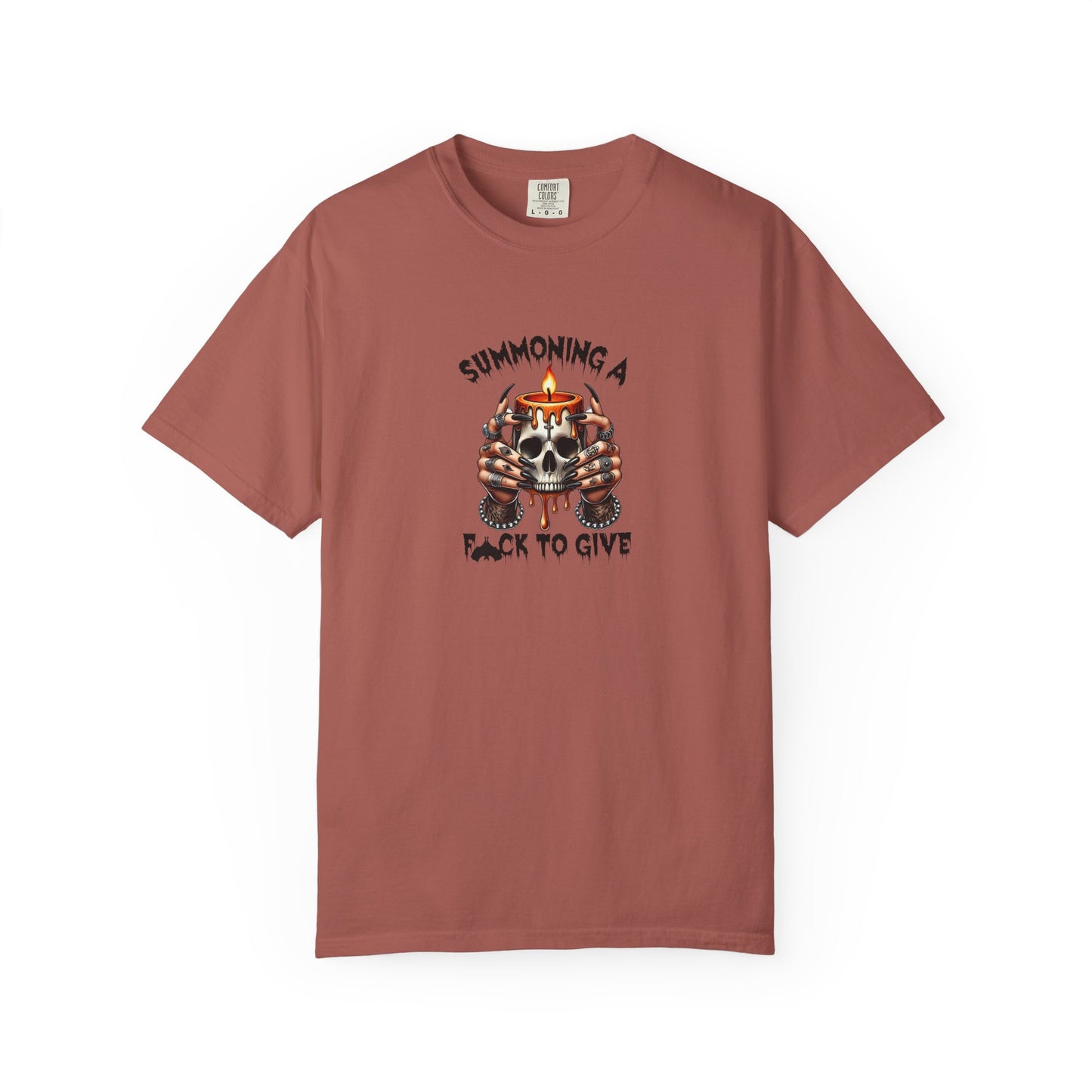 Summoning a F To Give Unisex Garment-Dyed T-shirt