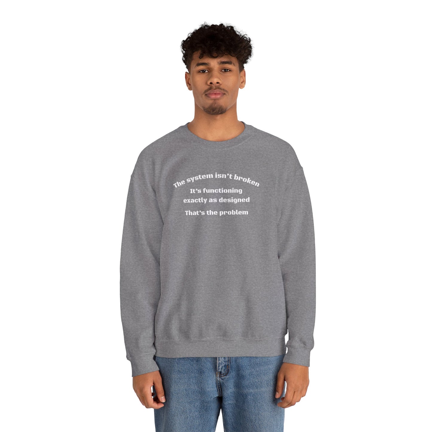 The System Unisex Heavy Blend™ Crewneck Sweatshirt