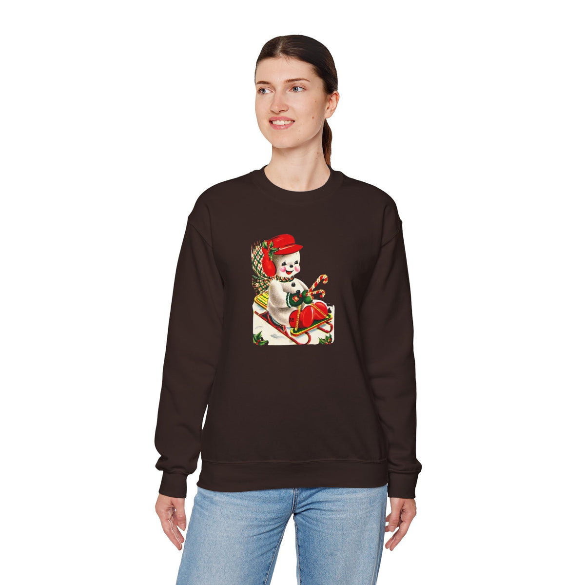 Vintage Christmas Unisex Heavy Blend™ Crewneck Sweatshirt