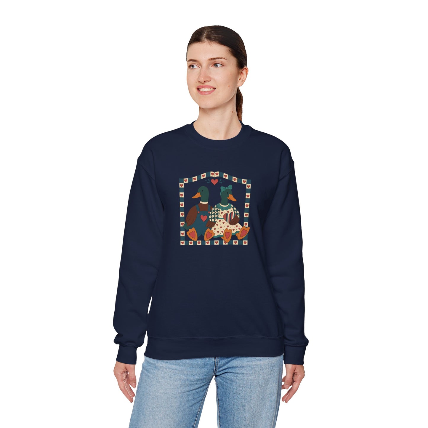 Vintage Geese Unisex Heavy Blend™ Crewneck Sweatshirt