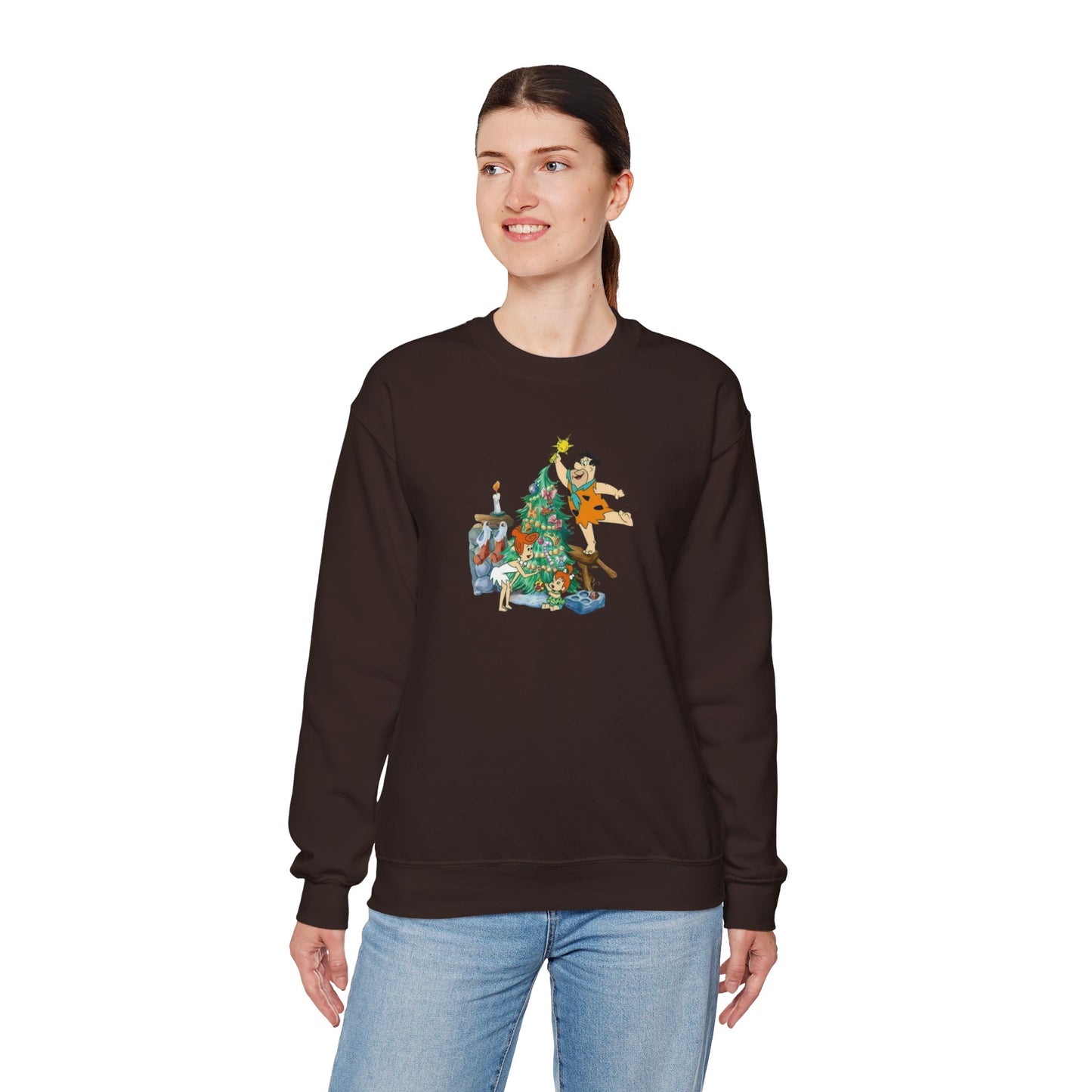 Flinstones Christmas Unisex Heavy Blend™ Crewneck Sweatshirt