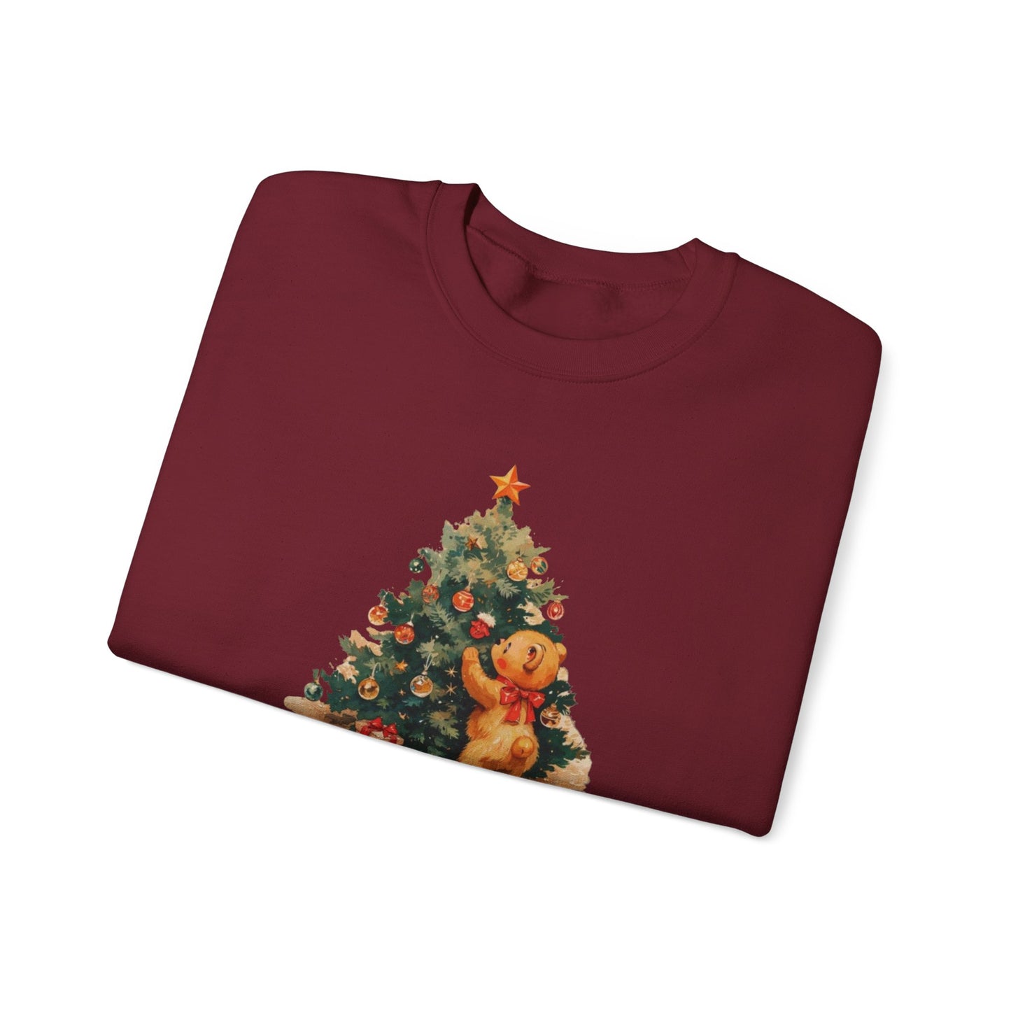 Vintage Christmas Heavy Blend™ Crewneck Sweatshirt