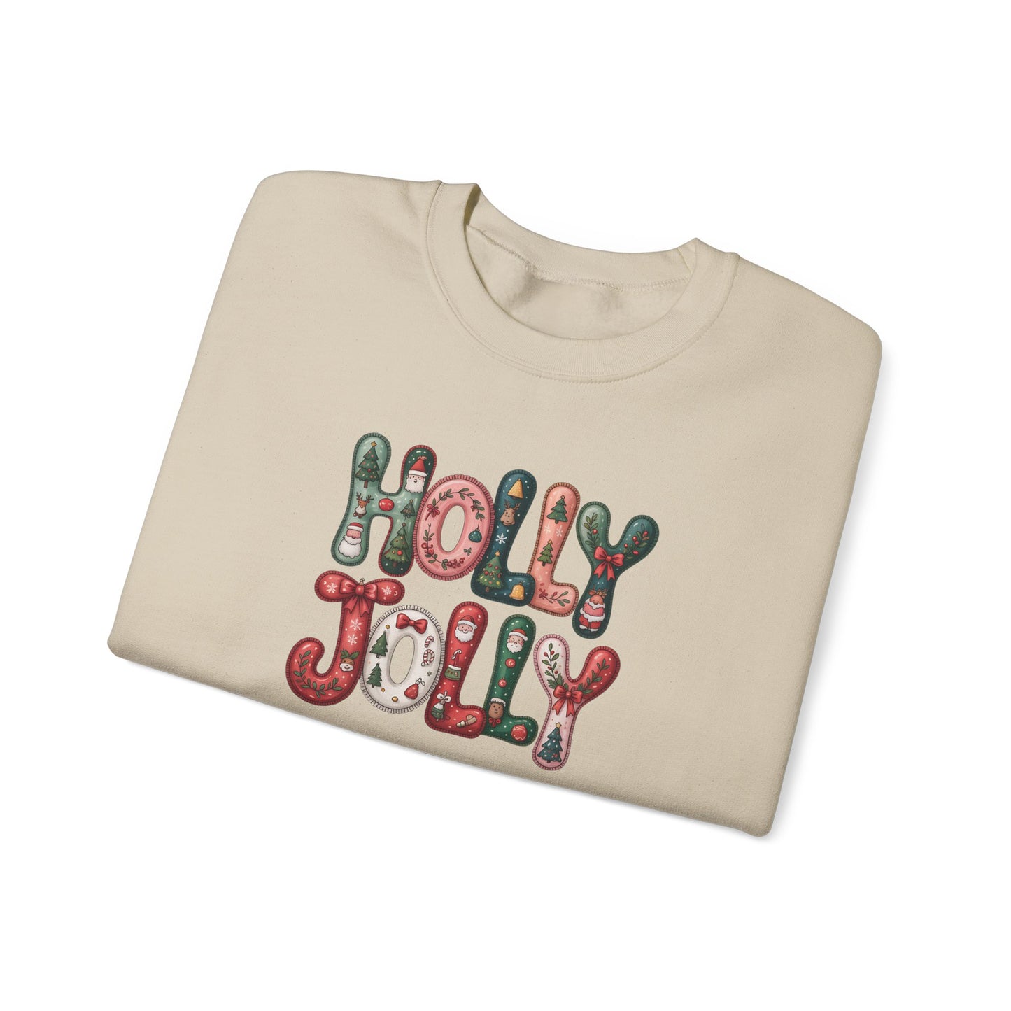 Holly Jolly Unisex Heavy Blend™ Crewneck Sweatshirt