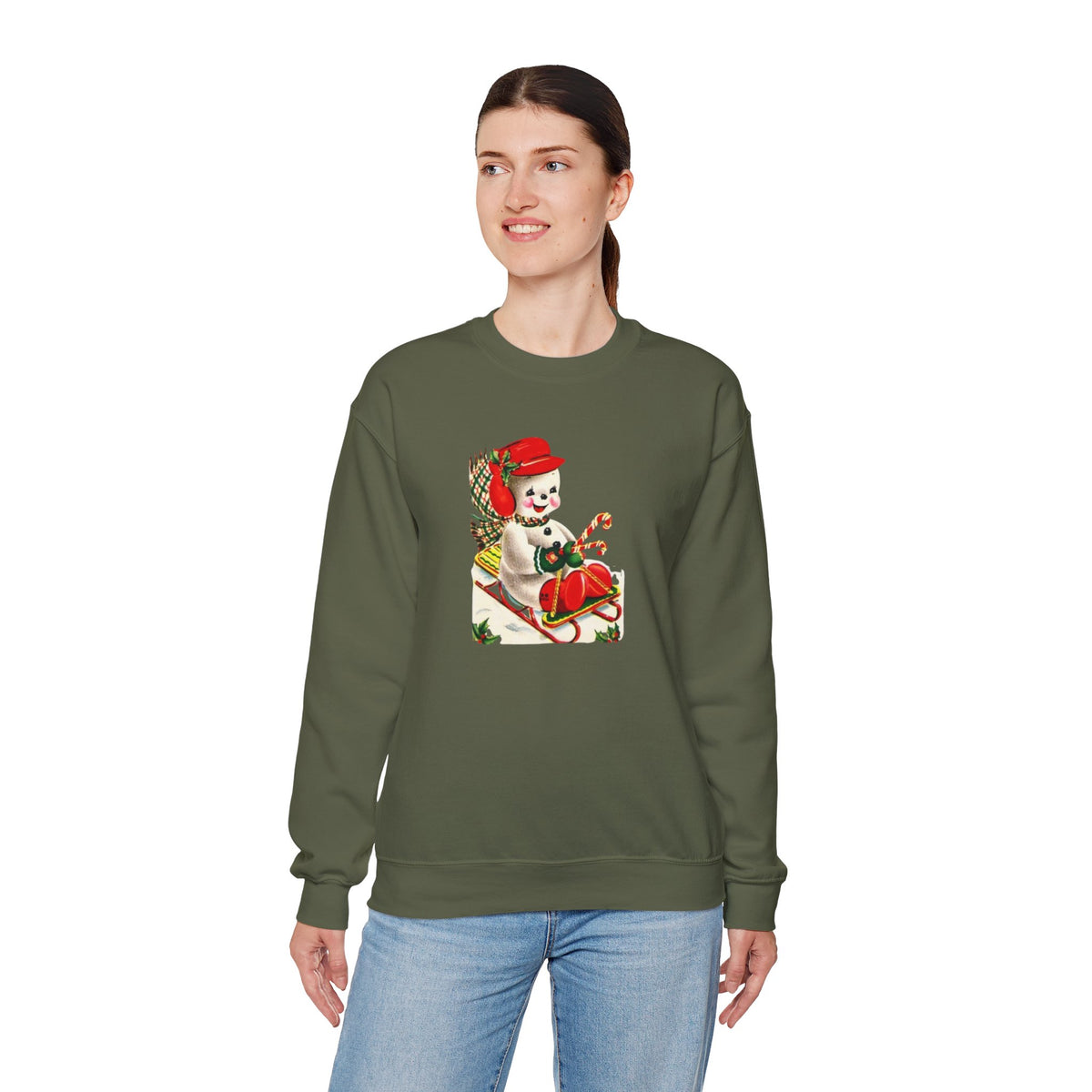Vintage Christmas Unisex Heavy Blend™ Crewneck Sweatshirt