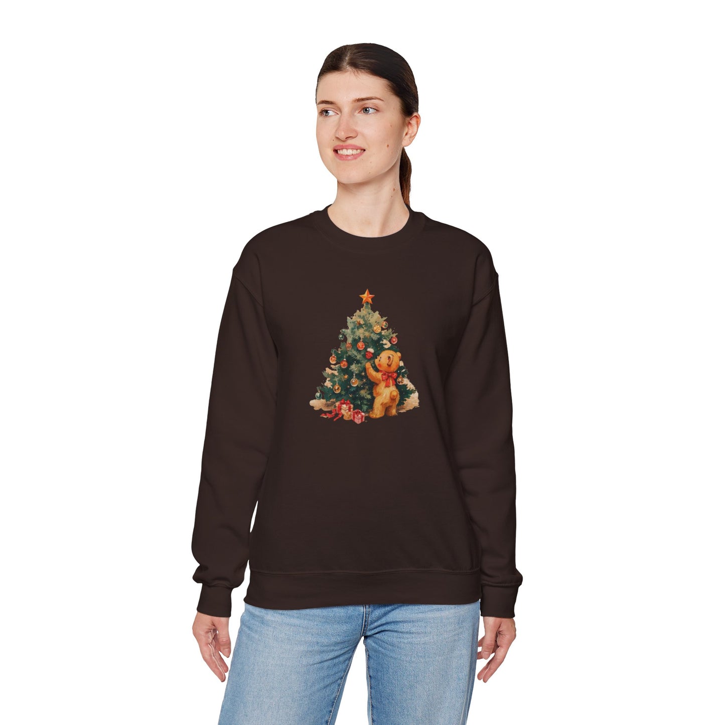 Vintage Christmas Heavy Blend™ Crewneck Sweatshirt