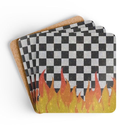 Corkwood Coaster Set