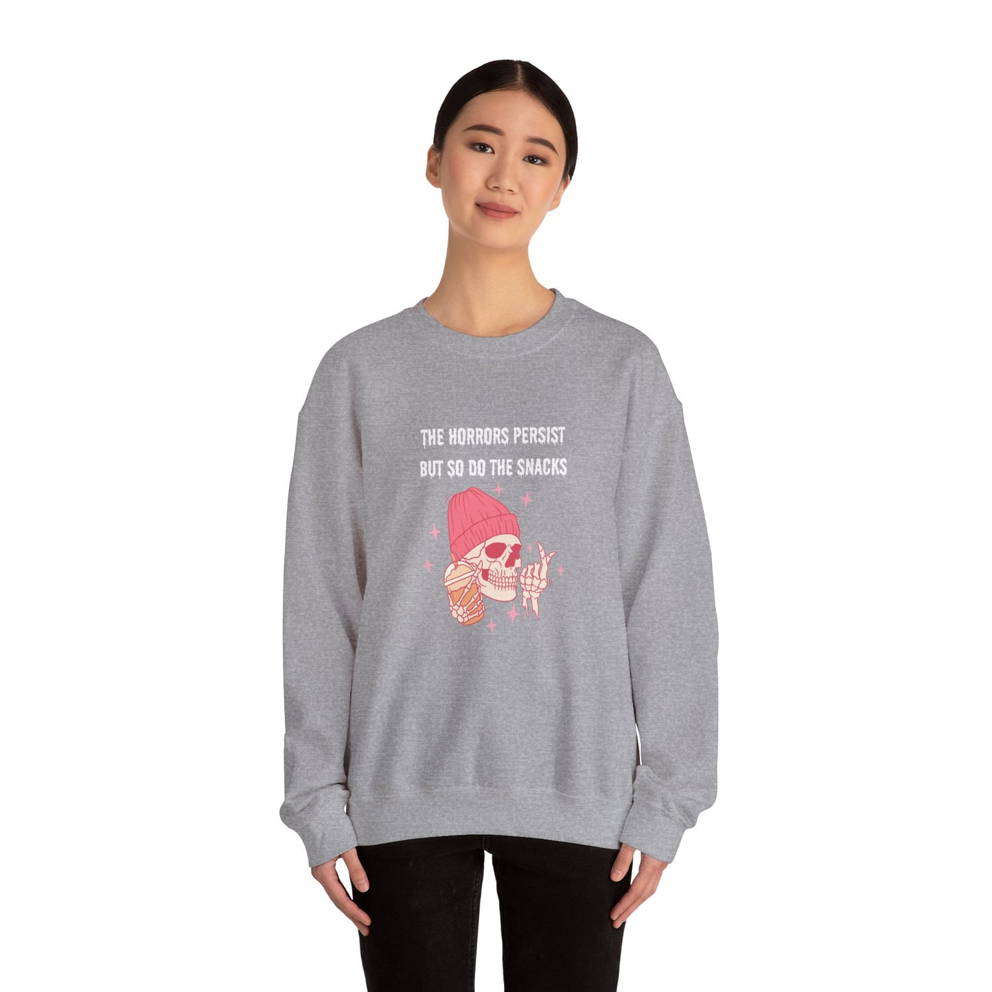 Horrors Persist Unisex Heavy Blend™ Crewneck Sweatshirt