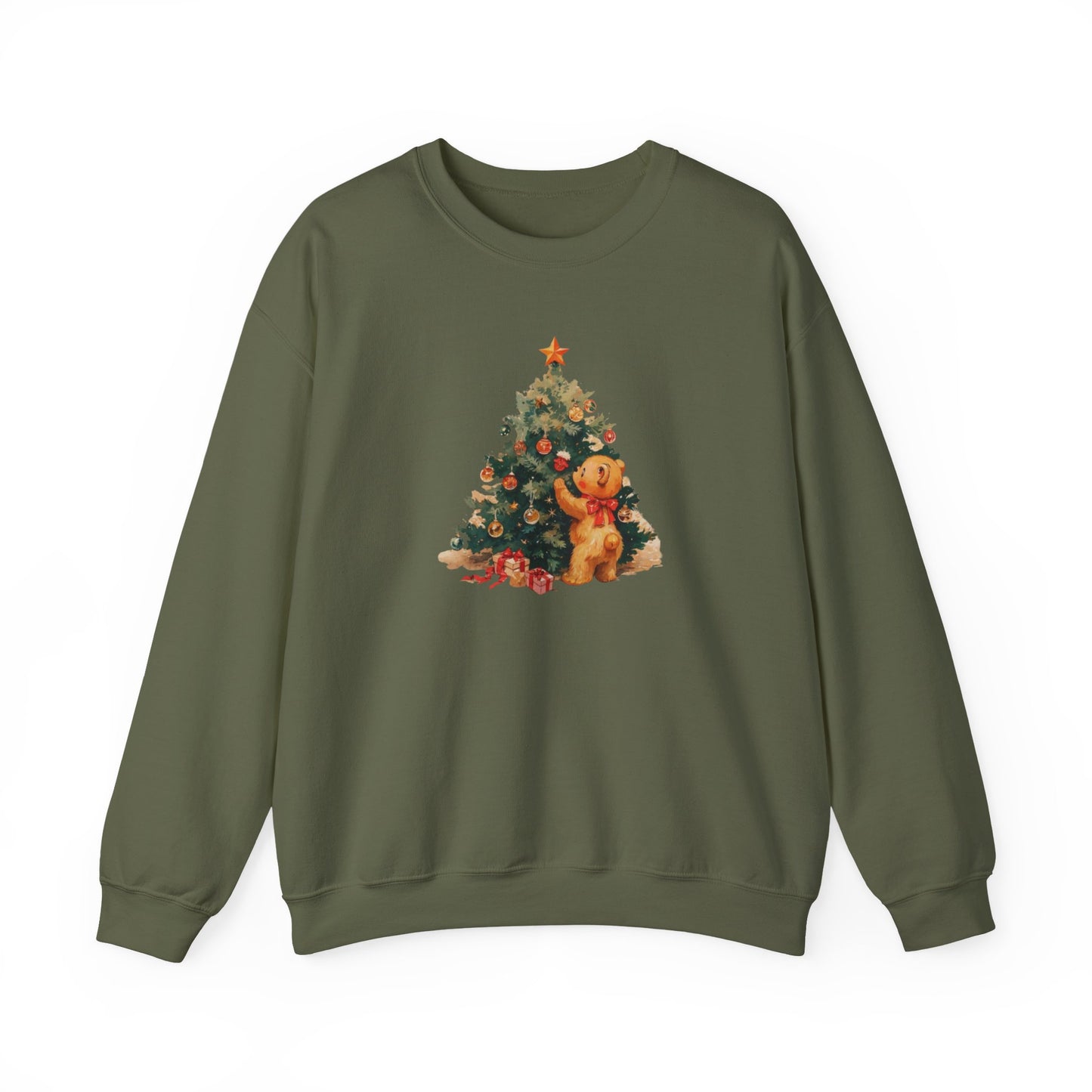 Vintage Christmas Heavy Blend™ Crewneck Sweatshirt