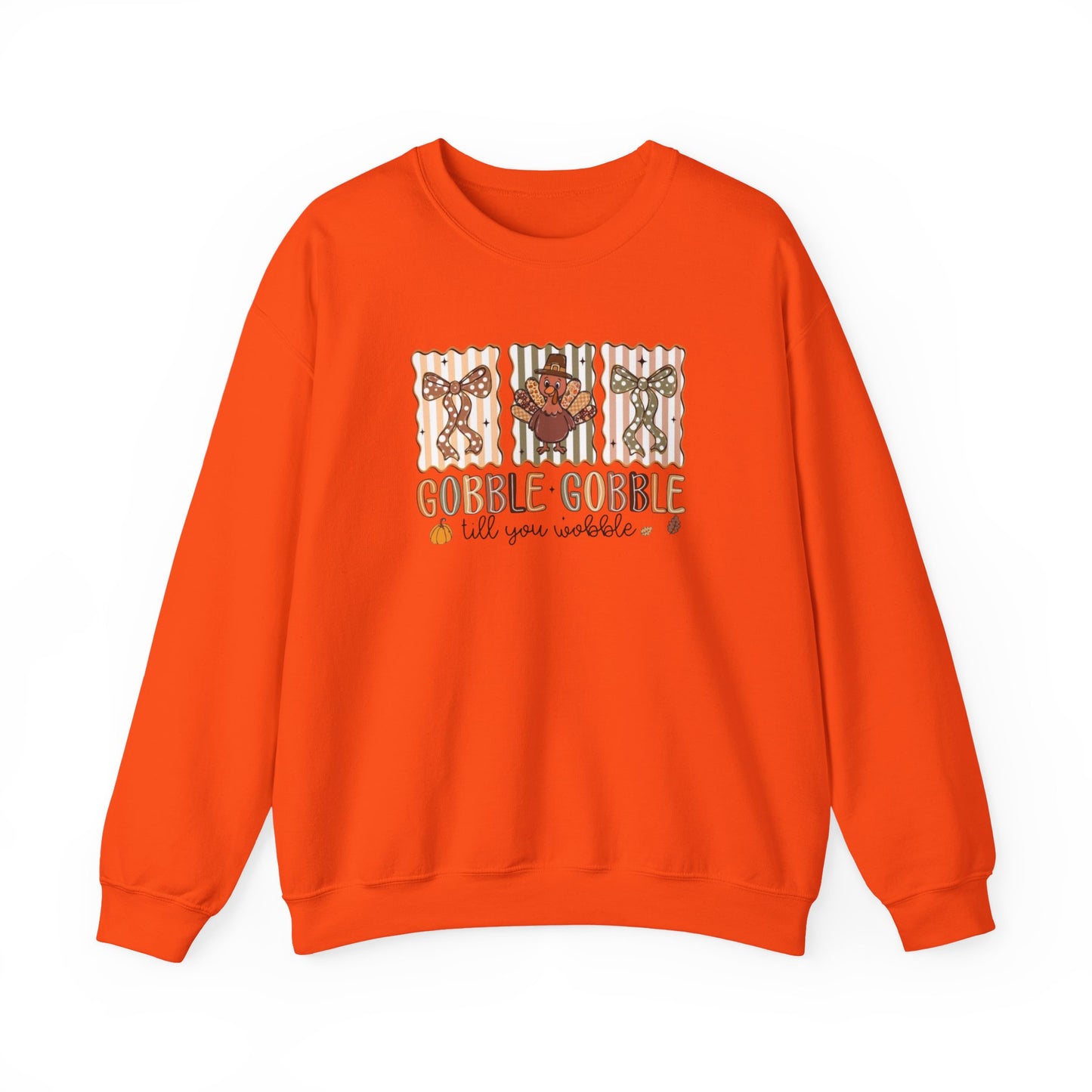 Gobble, Gobble Til You Wobble Heavy Blend™ Crewneck Sweatshirt
