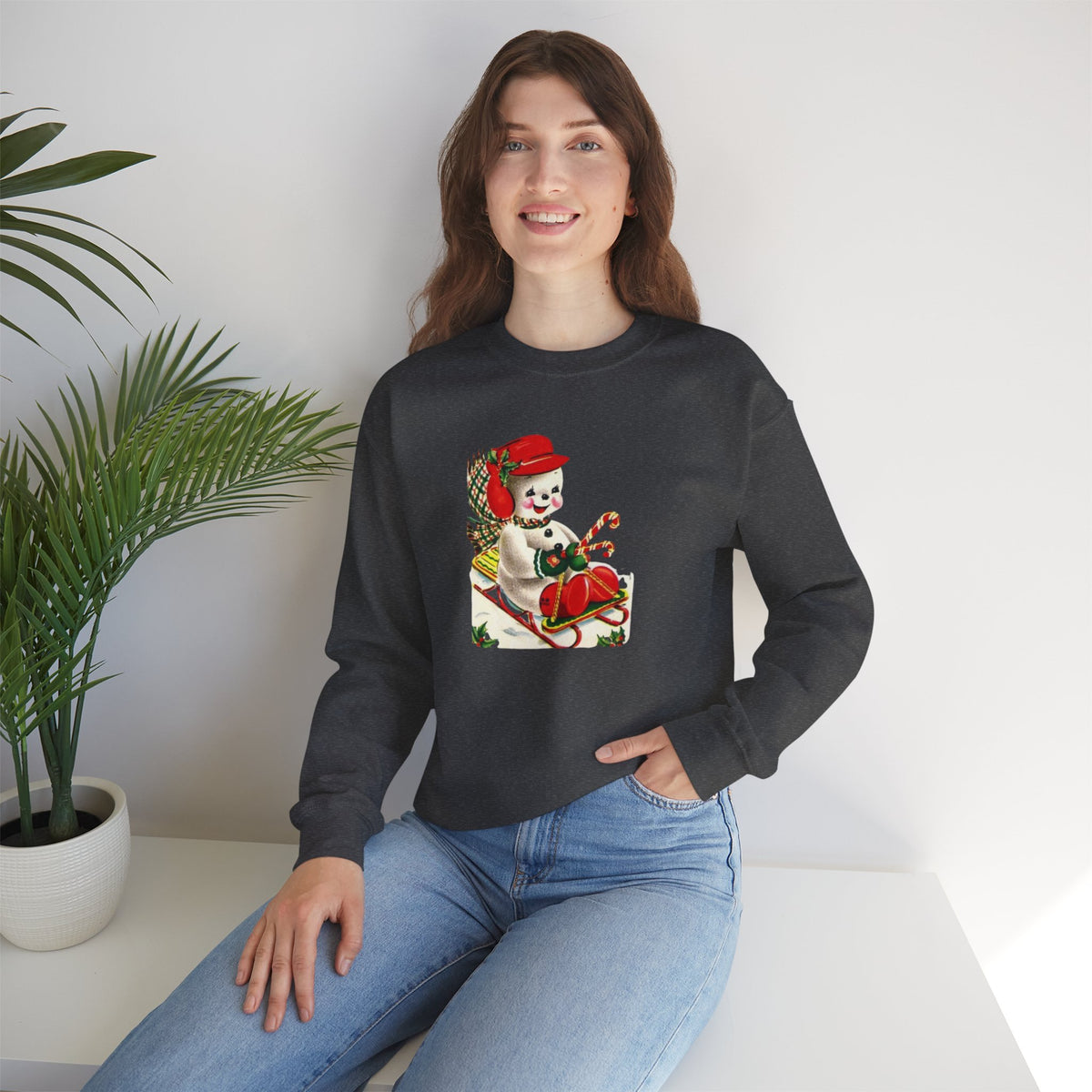 Vintage Christmas Unisex Heavy Blend™ Crewneck Sweatshirt