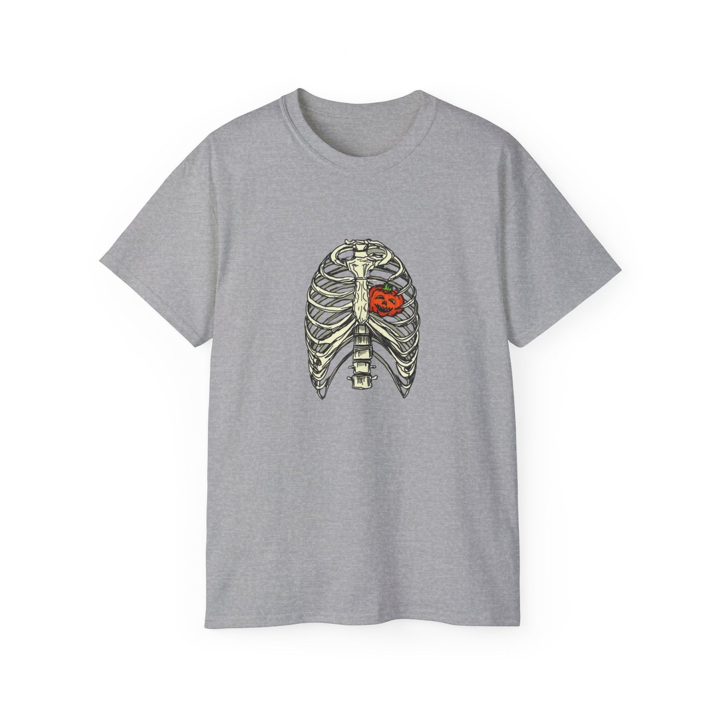 Pumpkin Rib Cage Unisex Ultra Cotton Tee