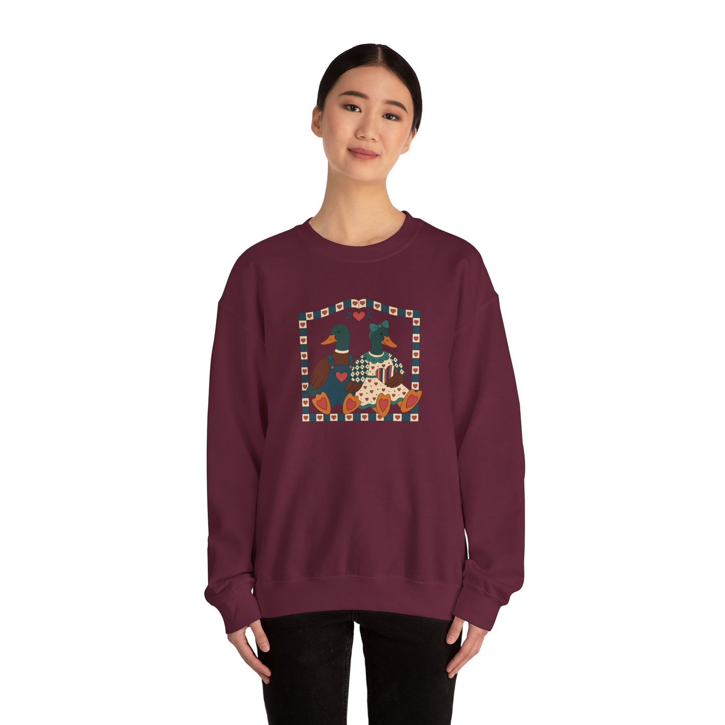 Vintage Geese Unisex Heavy Blend™ Crewneck Sweatshirt
