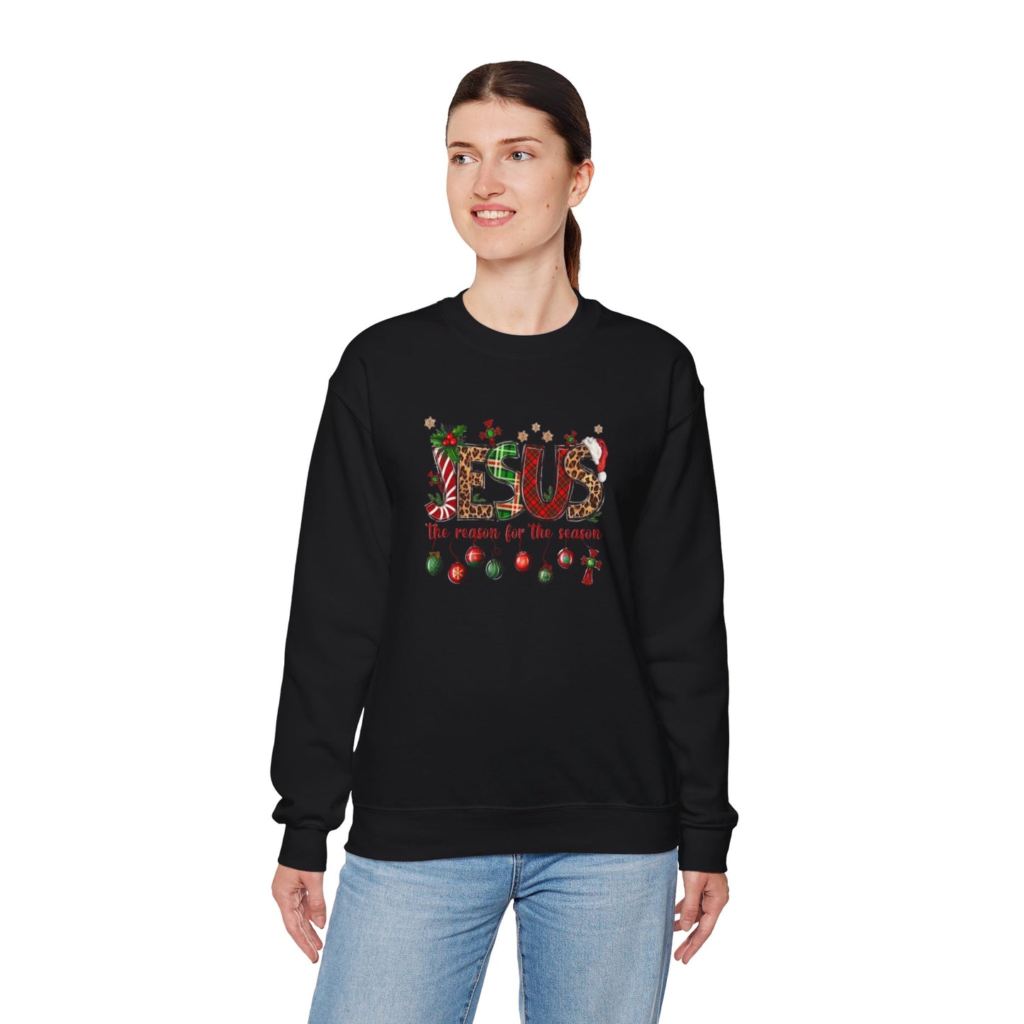 Jesus is the Reason for the Season Heavy Blend™ Crewneck Sweatshirt