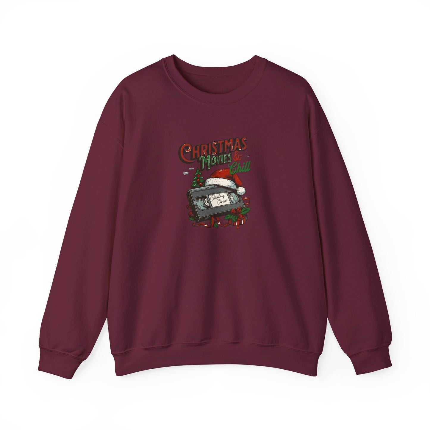 Christmas Movies & Chill Heavy Blend™ Crewneck Sweatshirt