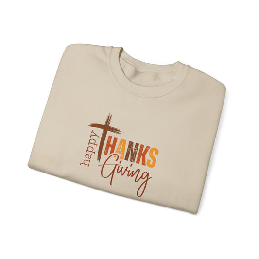 Happy Thanksgiving Heavy Blend™ Crewneck Sweatshirt