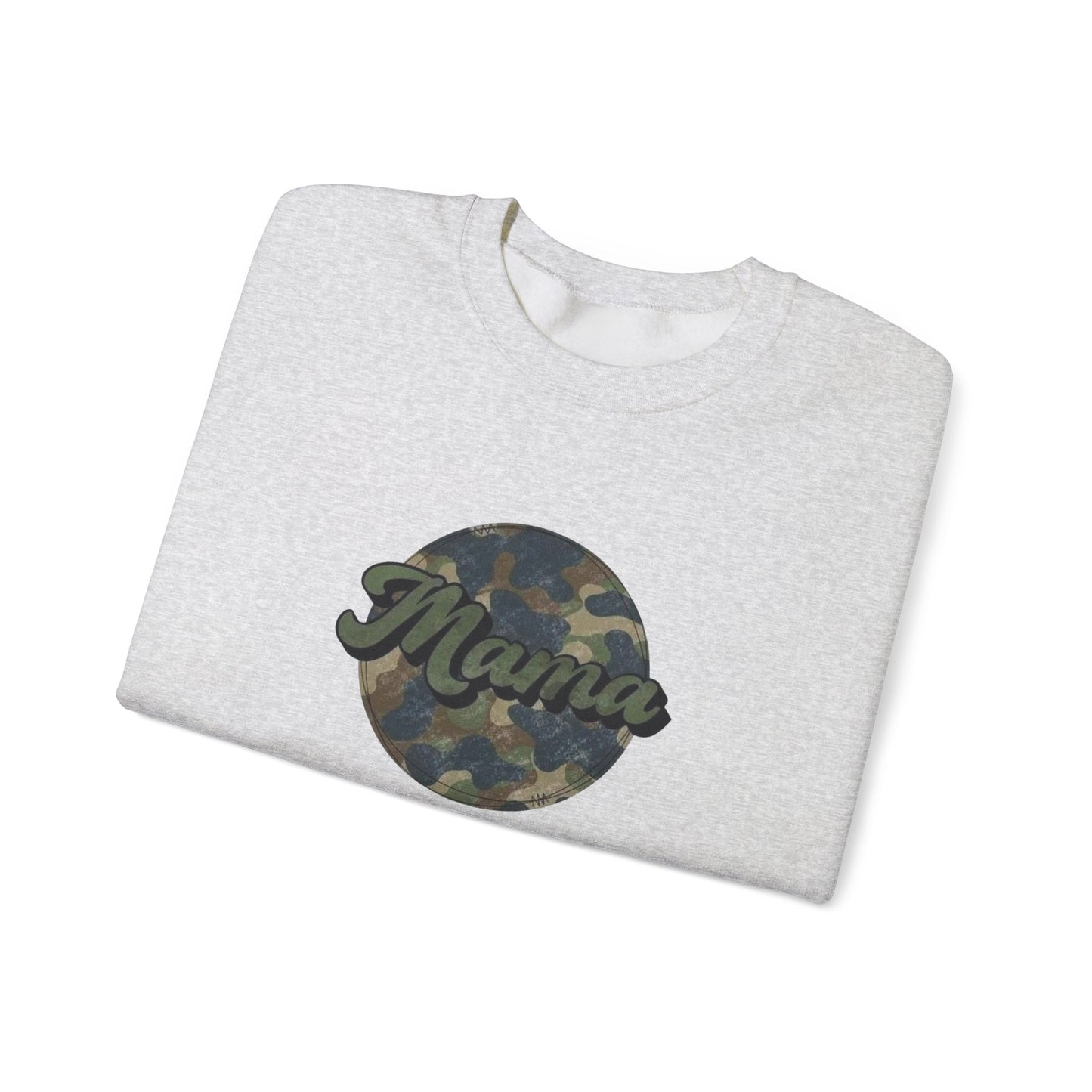 Mama Camo Heavy Blend™ Crewneck Sweatshirt