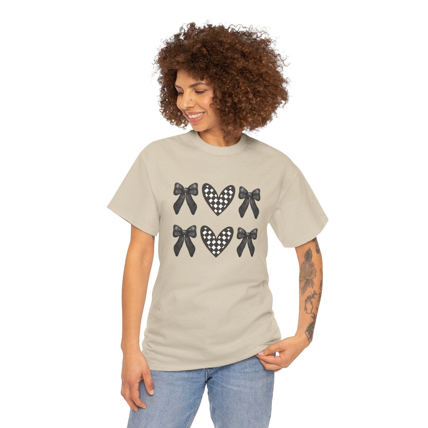 Ribbons & Hearts Unisex Heavy Cotton Tee