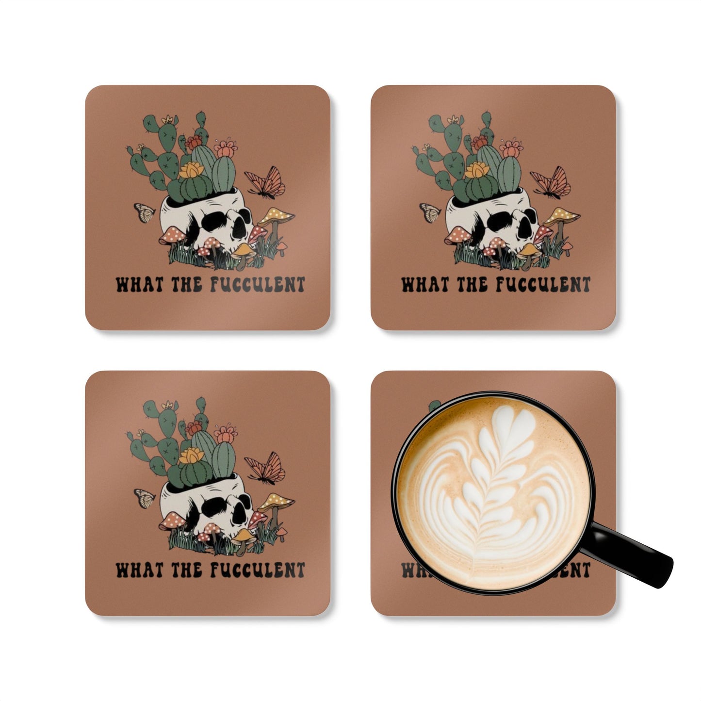 Corkwood Coaster Set