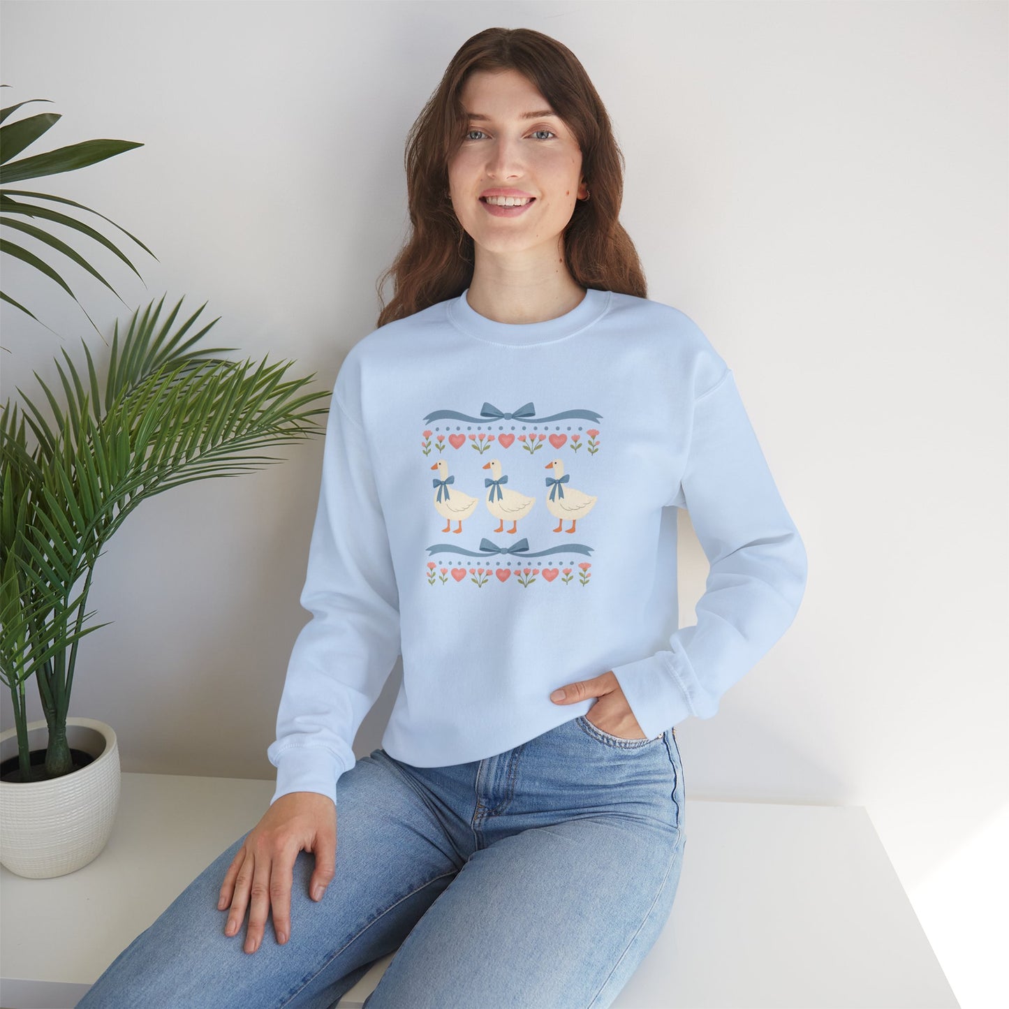 Vintage Geese Unisex Heavy Blend™ Crewneck Sweatshirt