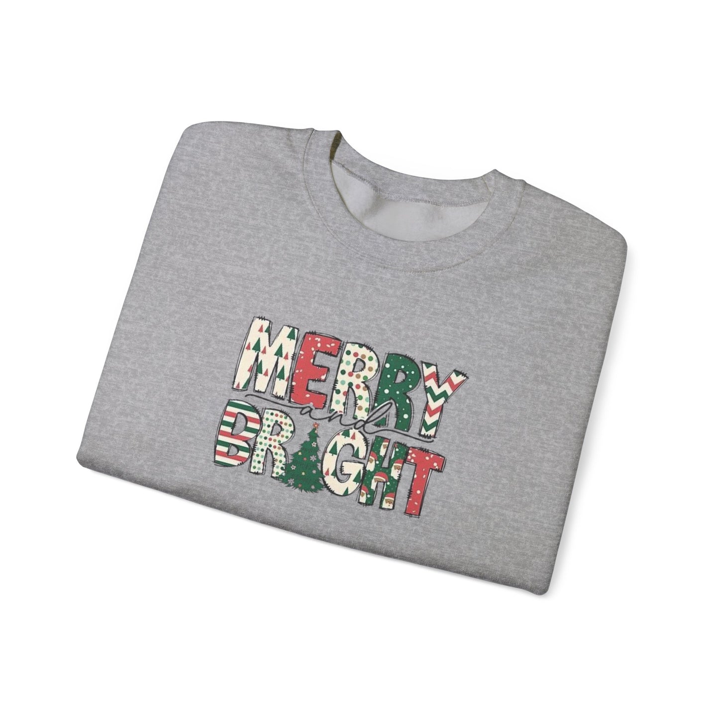 Merry & Bright Unisex Heavy Blend™ Crewneck Sweatshirt