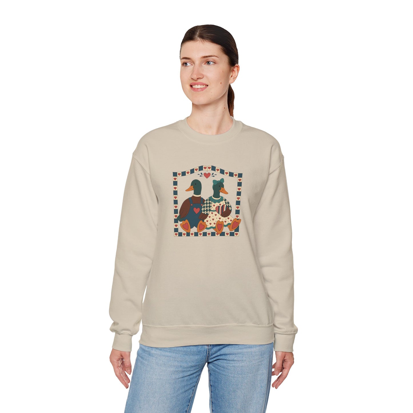 Vintage Geese Unisex Heavy Blend™ Crewneck Sweatshirt