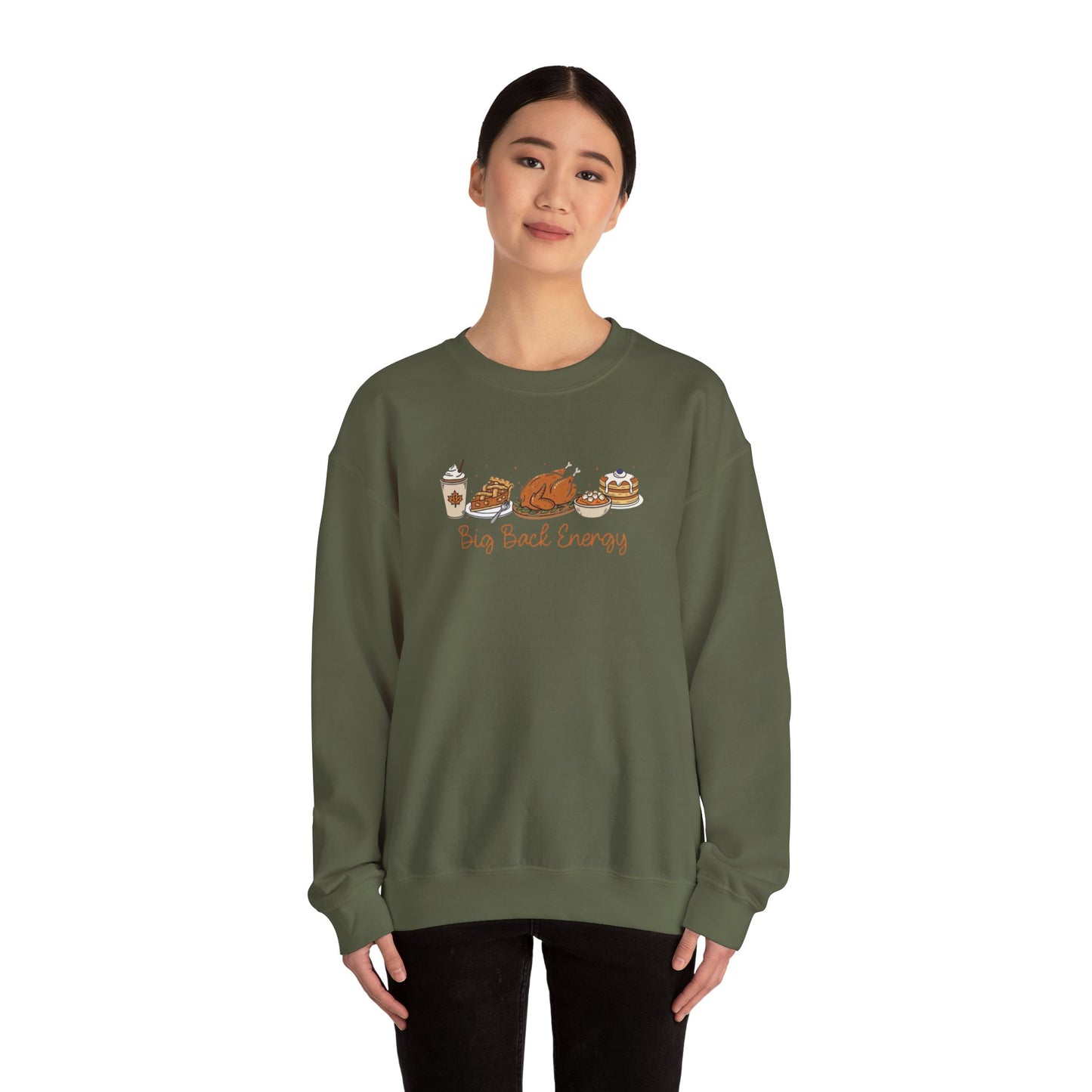 Big Back Energy Unisex Heavy Blend™ Crewneck Sweatshirt
