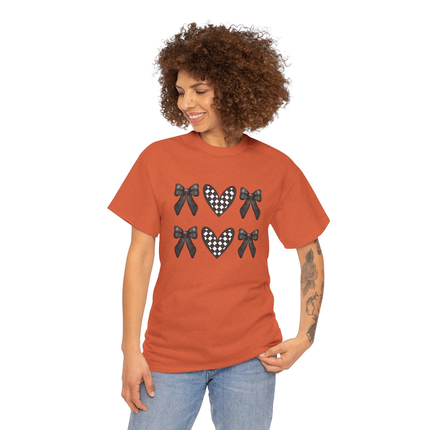 Ribbons & Hearts Unisex Heavy Cotton Tee