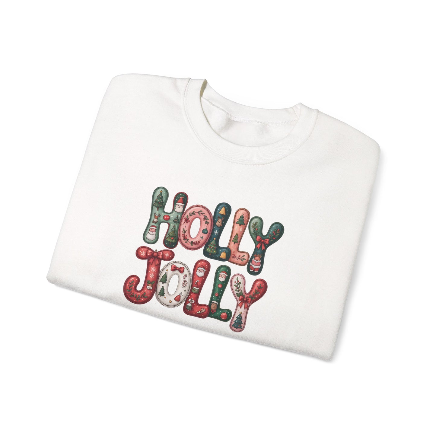 Holly Jolly Unisex Heavy Blend™ Crewneck Sweatshirt