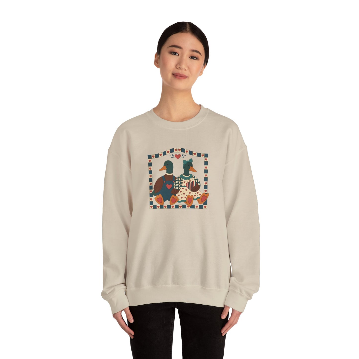 Vintage Geese Unisex Heavy Blend™ Crewneck Sweatshirt